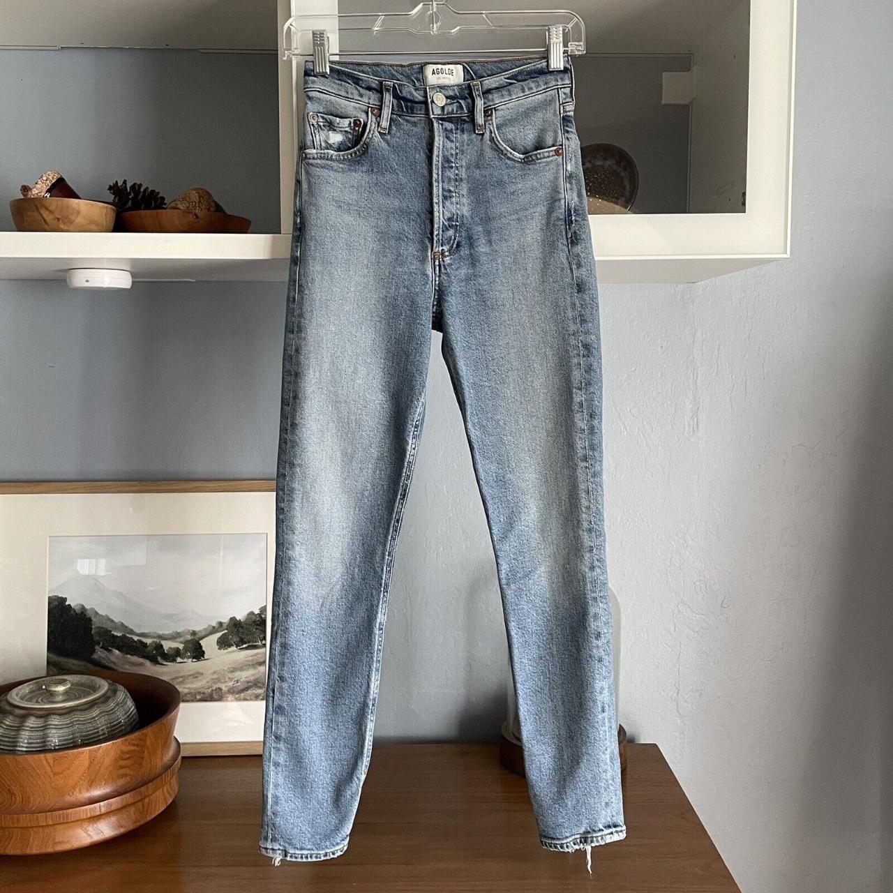 AGOLDE Nico High Rise Slim Jens in Chronicle Size