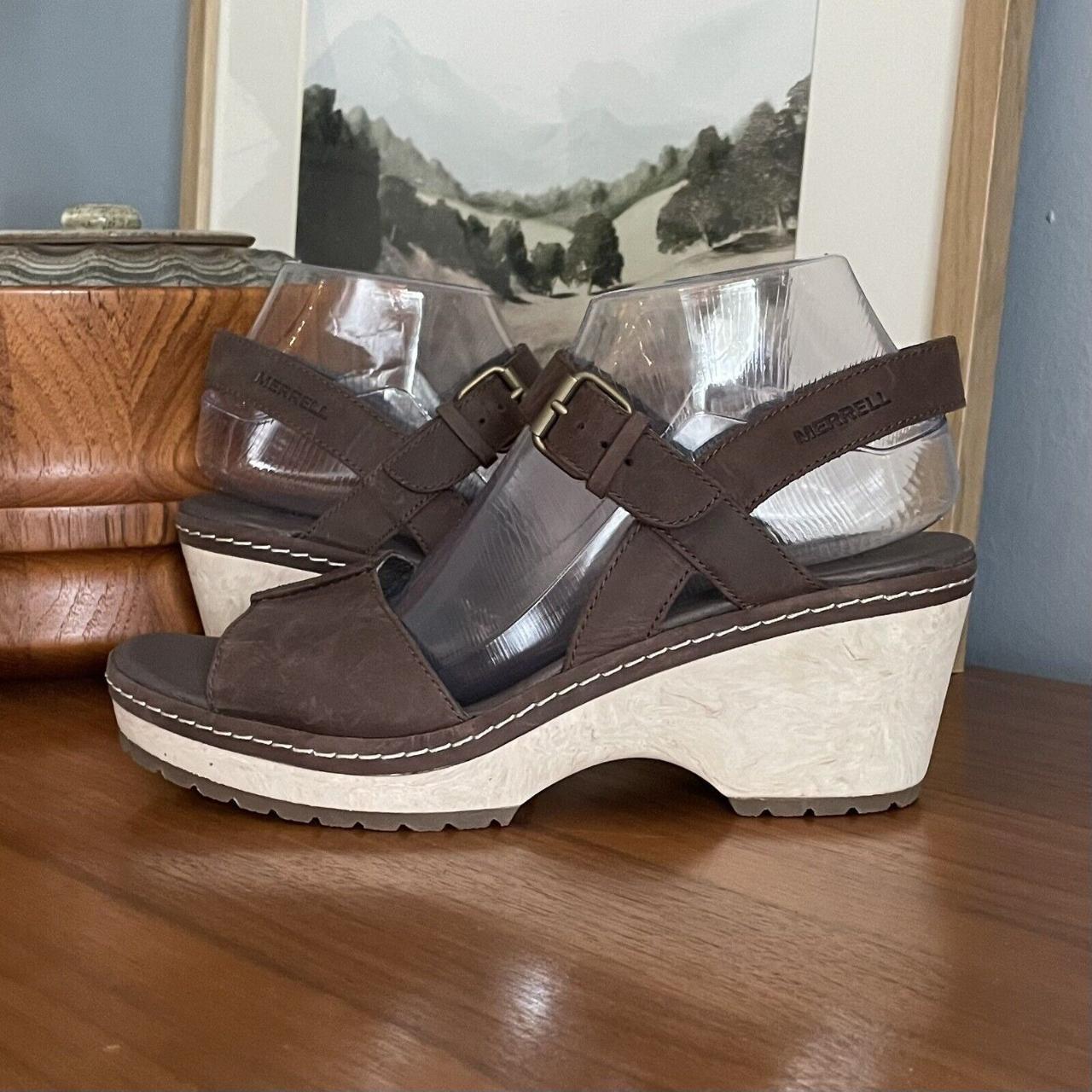 Merrell Women s Halendi Strap Sandals Bracken Brown Depop