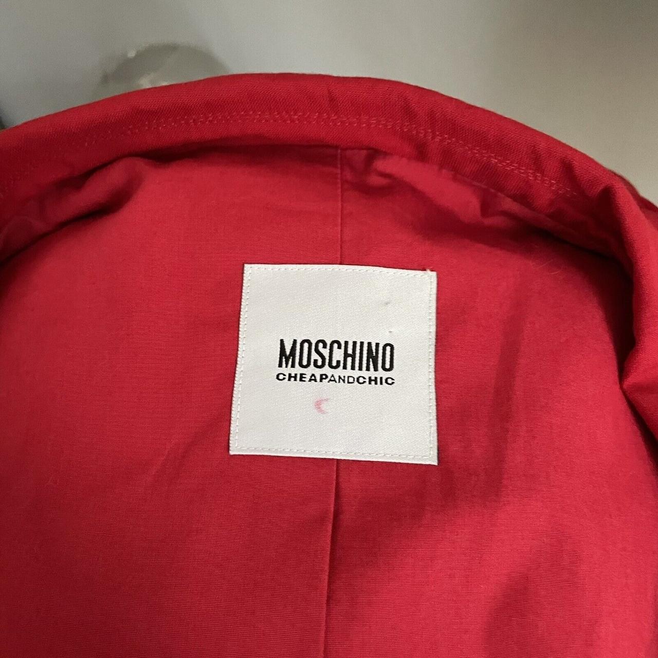 Vintage Y2K Moschino Cheap And Chic Red Blazer | Depop