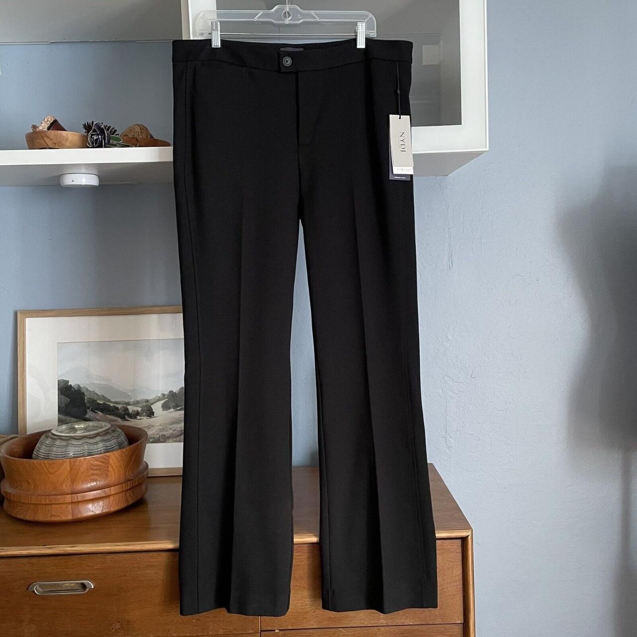 Ponte Pants Nydj Slim Trouser Pants NYDJ Black Ponte Knit Slim