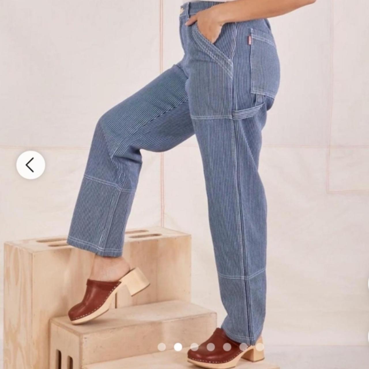 Big Bud Press Railroad Stripe Denim Carpenter