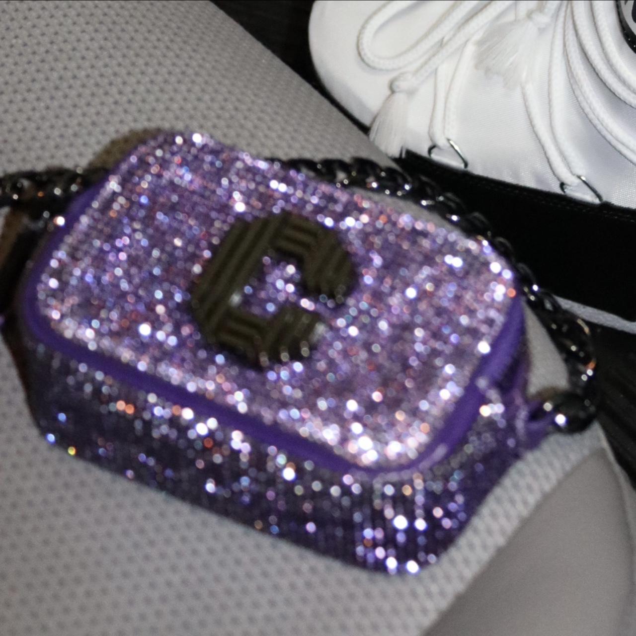 Carvela Signature X Micro Mini Bag in Purple Barely... - Depop