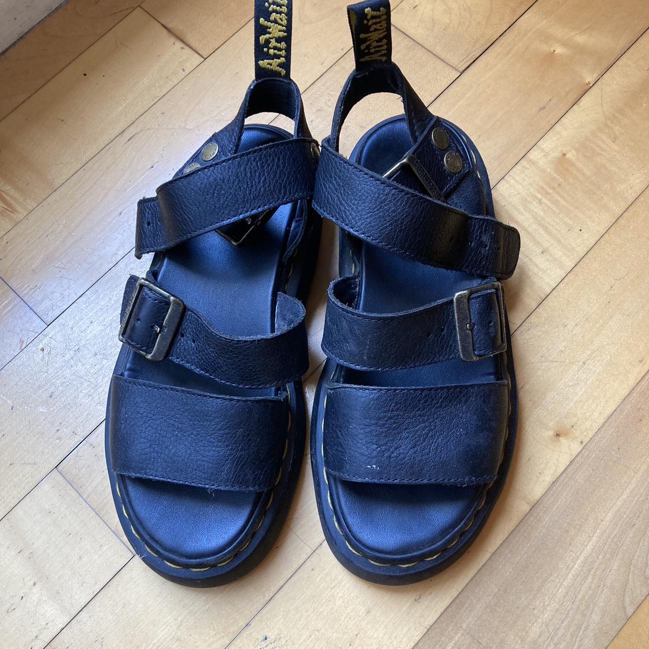 Dr Martens sandals Gryphon Pisa Leather Platform... Depop