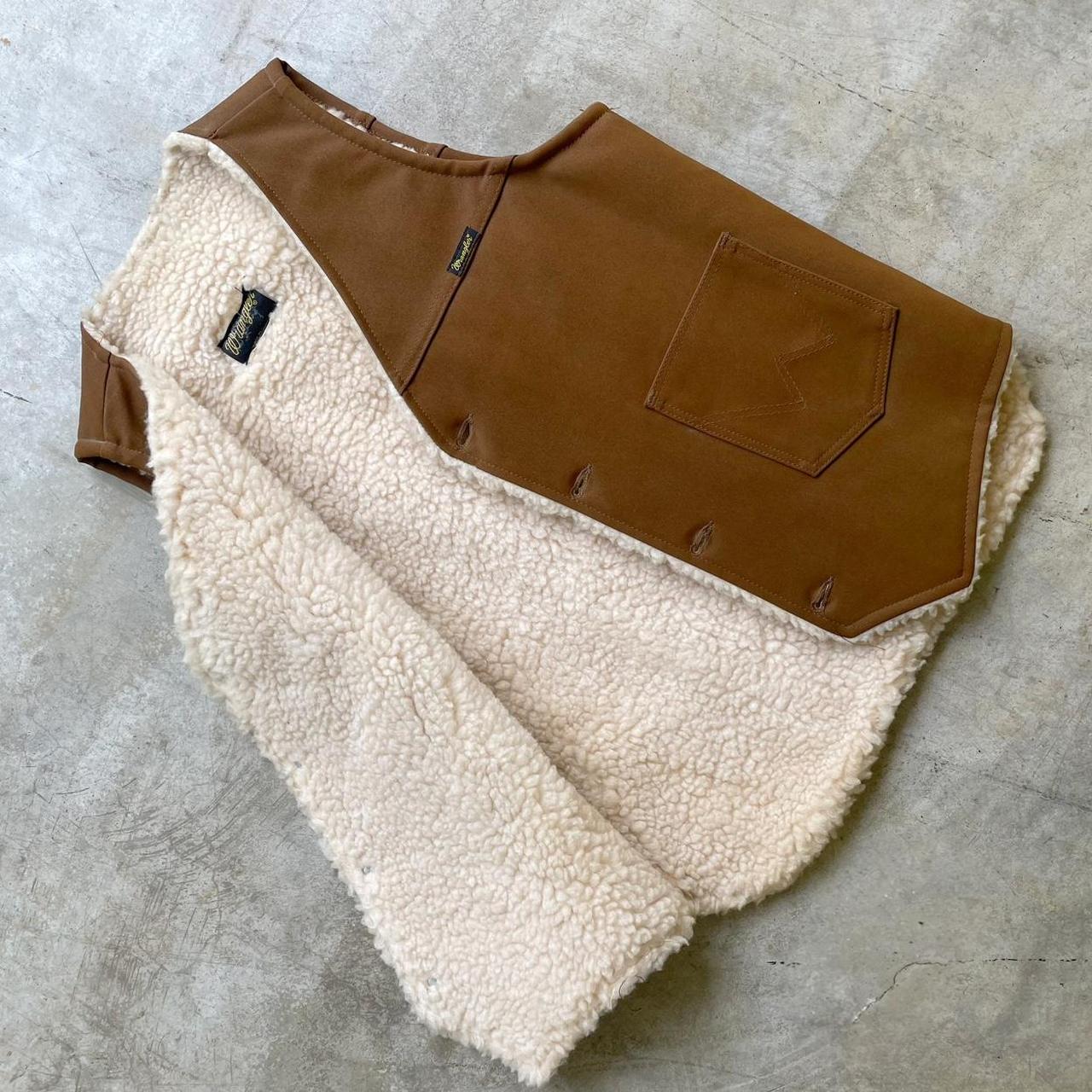 Wrangler Women's Vest - Brown/Tan - S – Vintage 7… - image 2