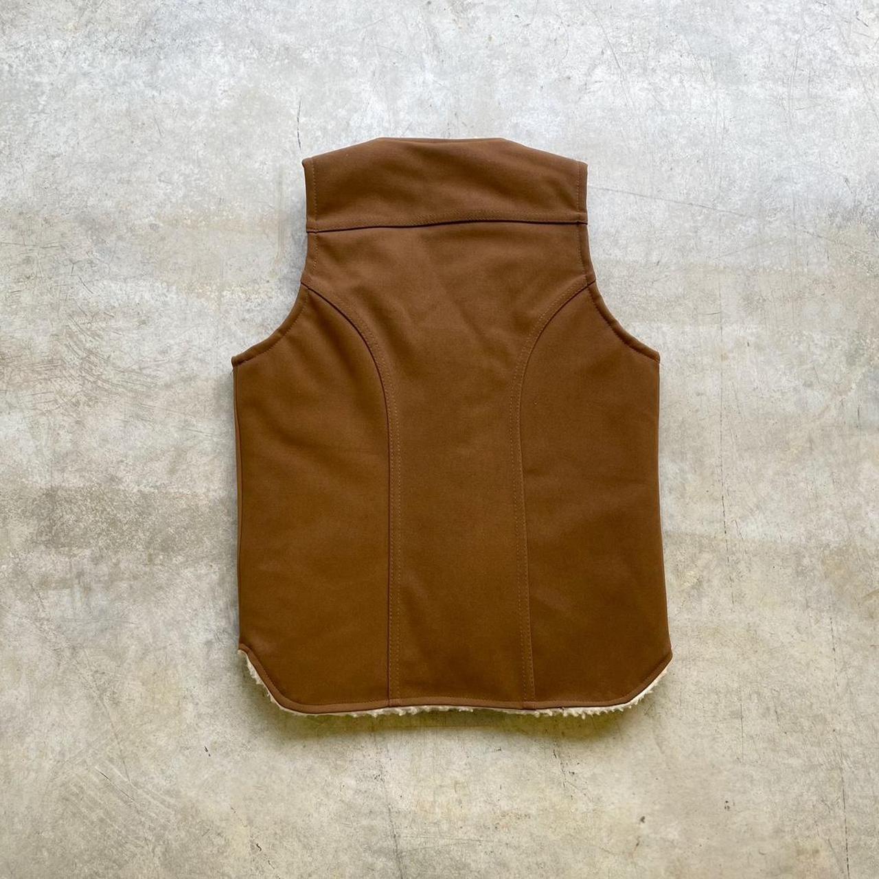 Wrangler Women's Vest - Brown/Tan - S – Vintage 7… - image 5