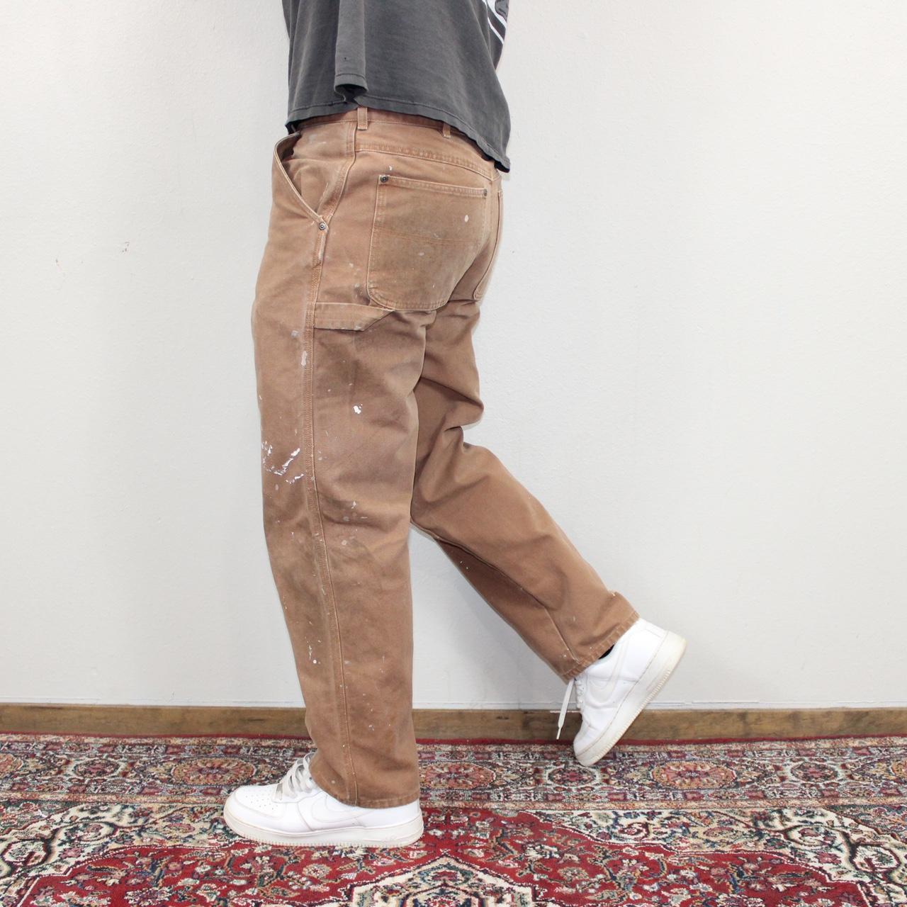 Vintage Brown Sorel Carpenter Pants Relaxed fit... Depop