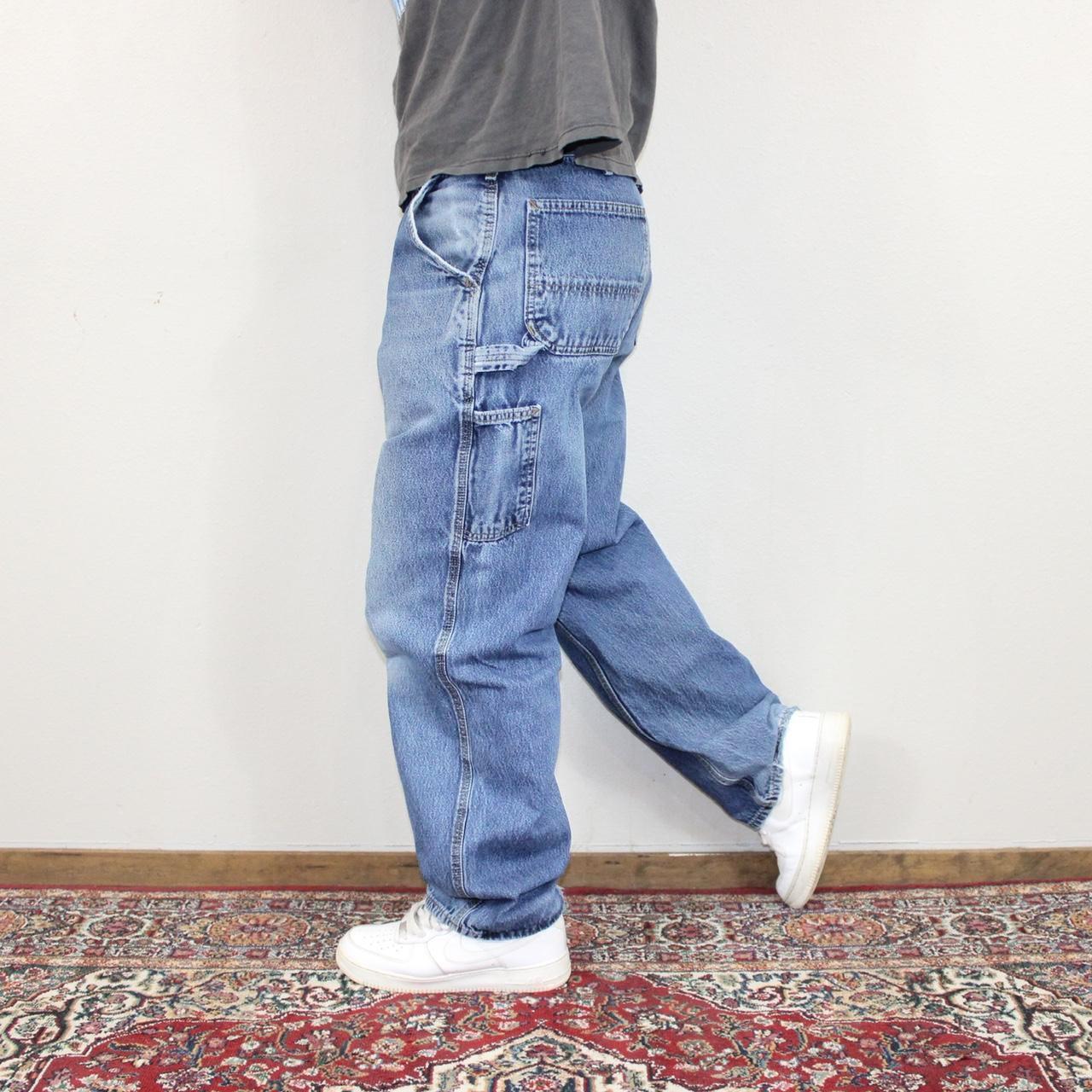 Vintage Denim Carhartt Carpenter Pants Relaxed fit... - Depop