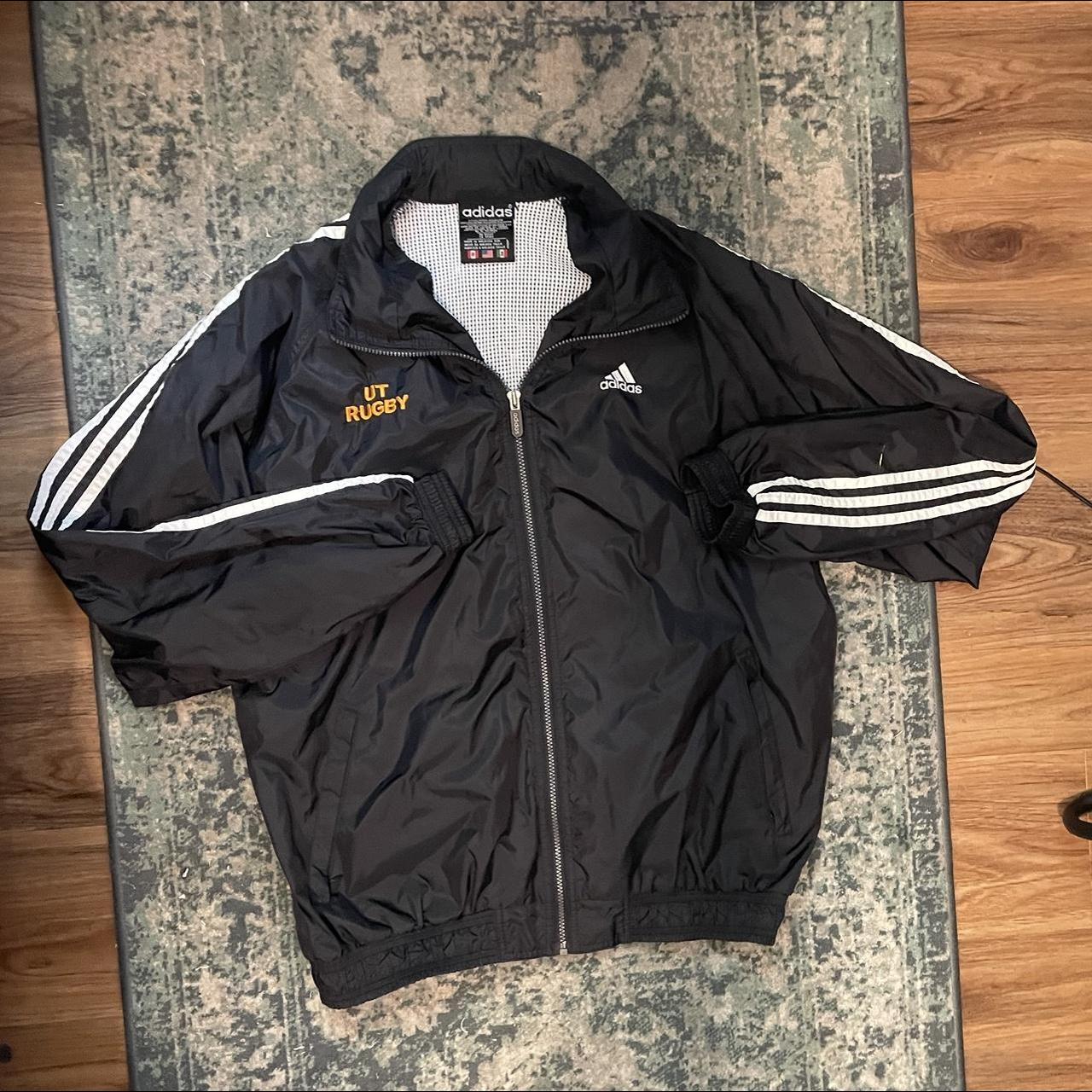 \ud83c\udfb1 SICK Y2K Oakland Raiders Track Jacket \ud83c\udfb1 Size... - Depop