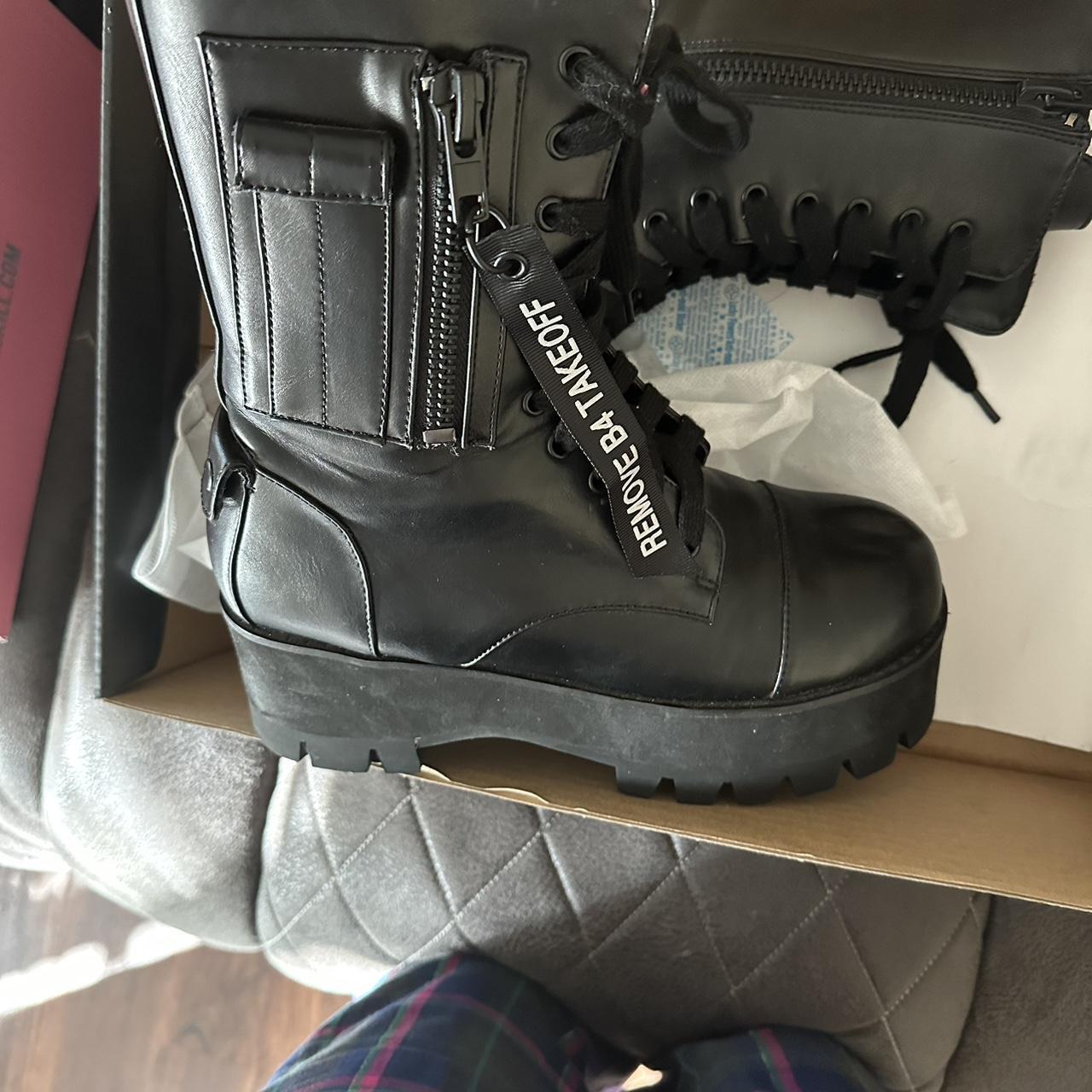 Dolls Kill Women's Boots Depop