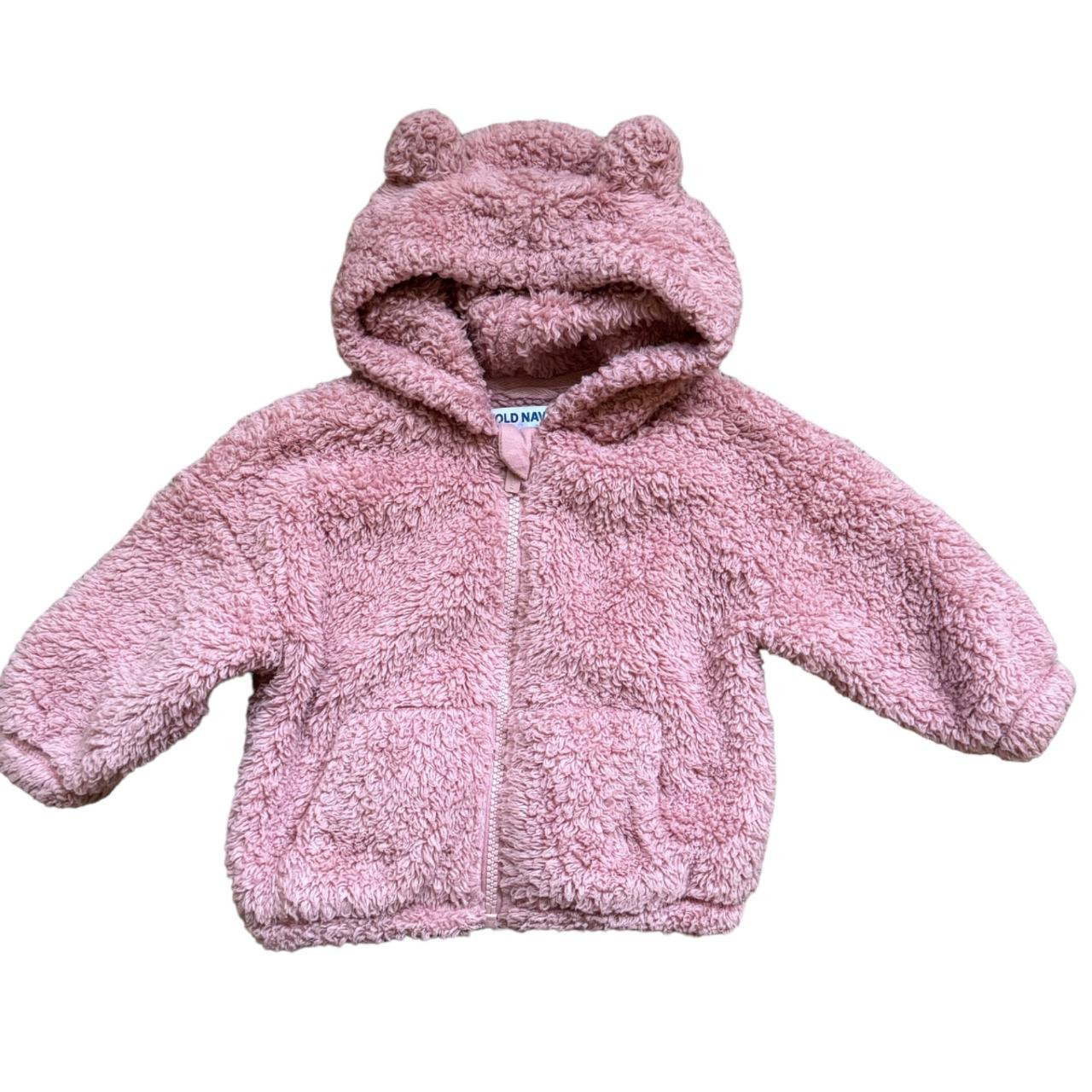 Old Navy Baby Girl Pink Sherpa Hoodie Jacket
