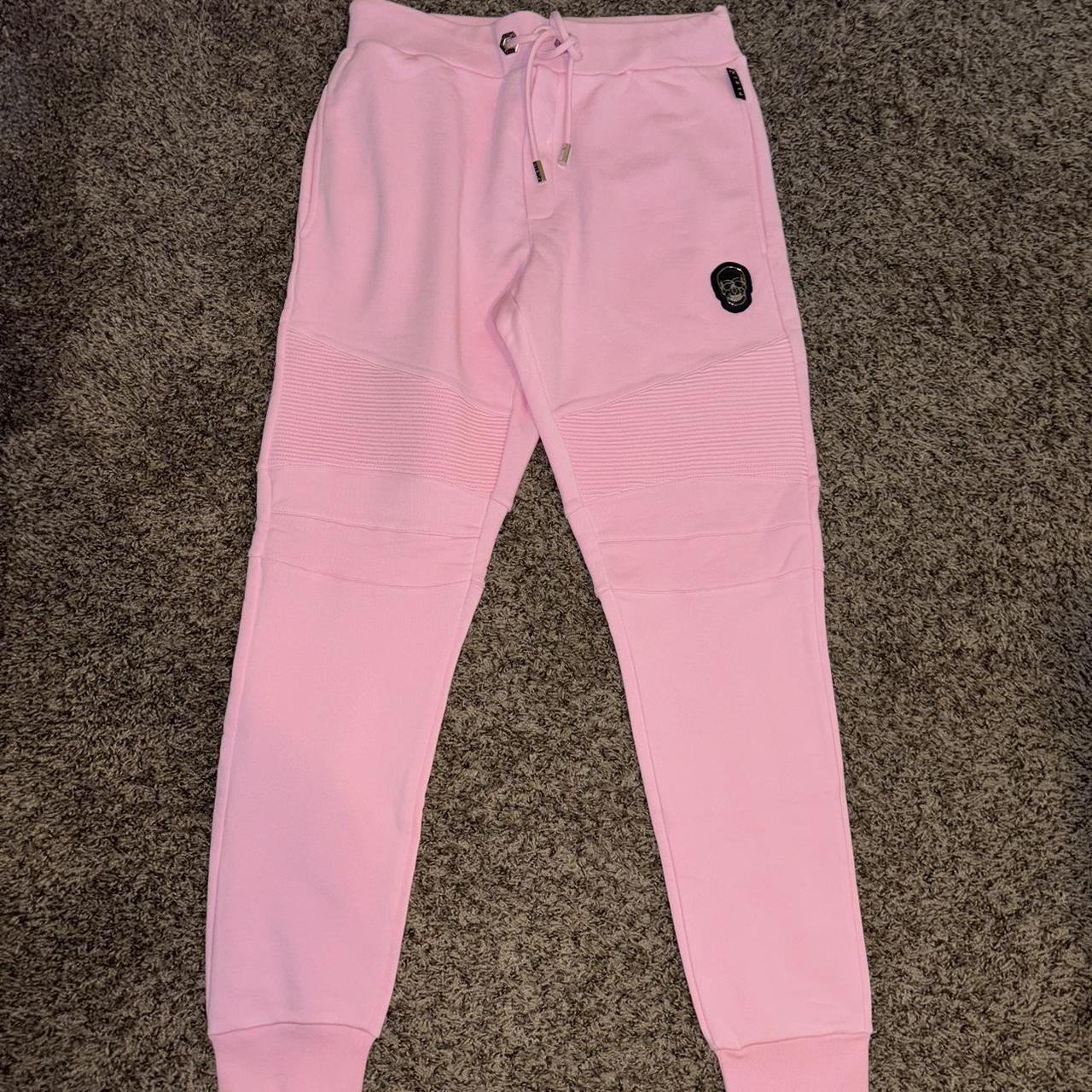 NWT pink Philipp Plein sweatpants nice metal. Depop