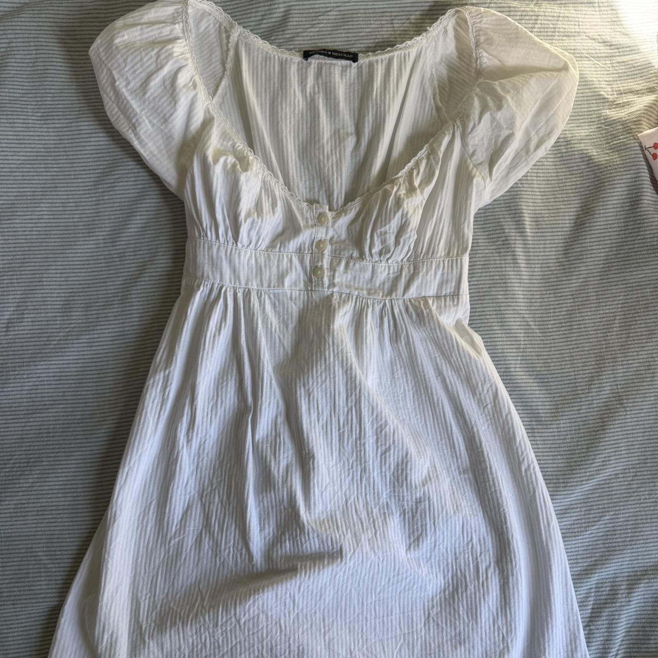 Brandy Melville white Blair dress. Beautiful white... Depop
