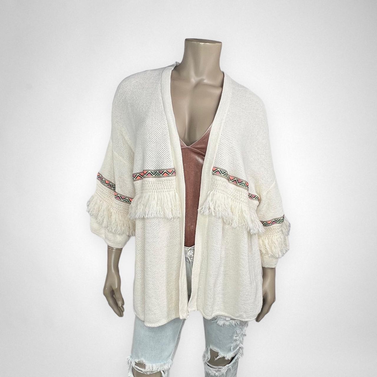 H&m sale fringe cardigan