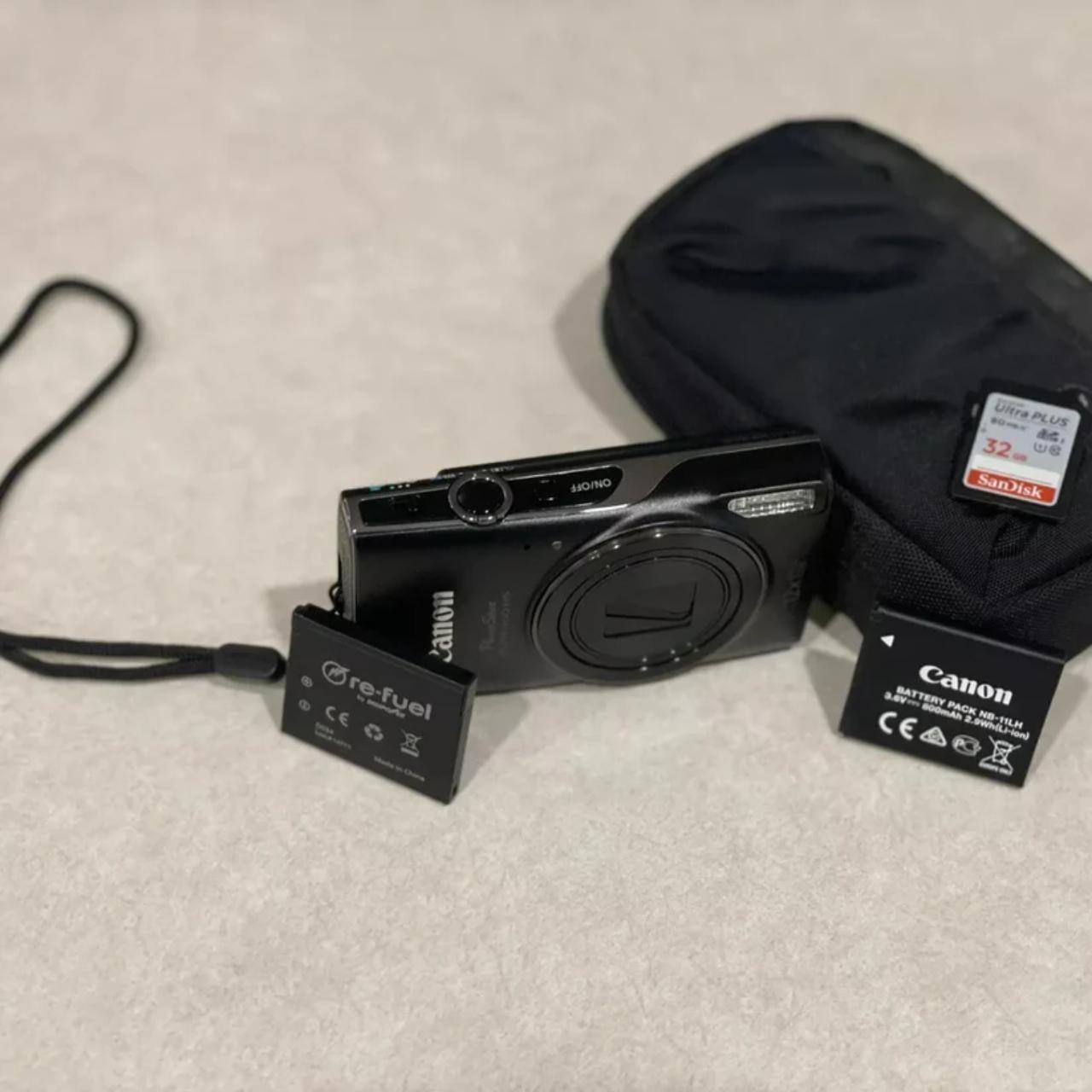 Elph 360 HS Digital Camera Black With Memory Card... - Depop