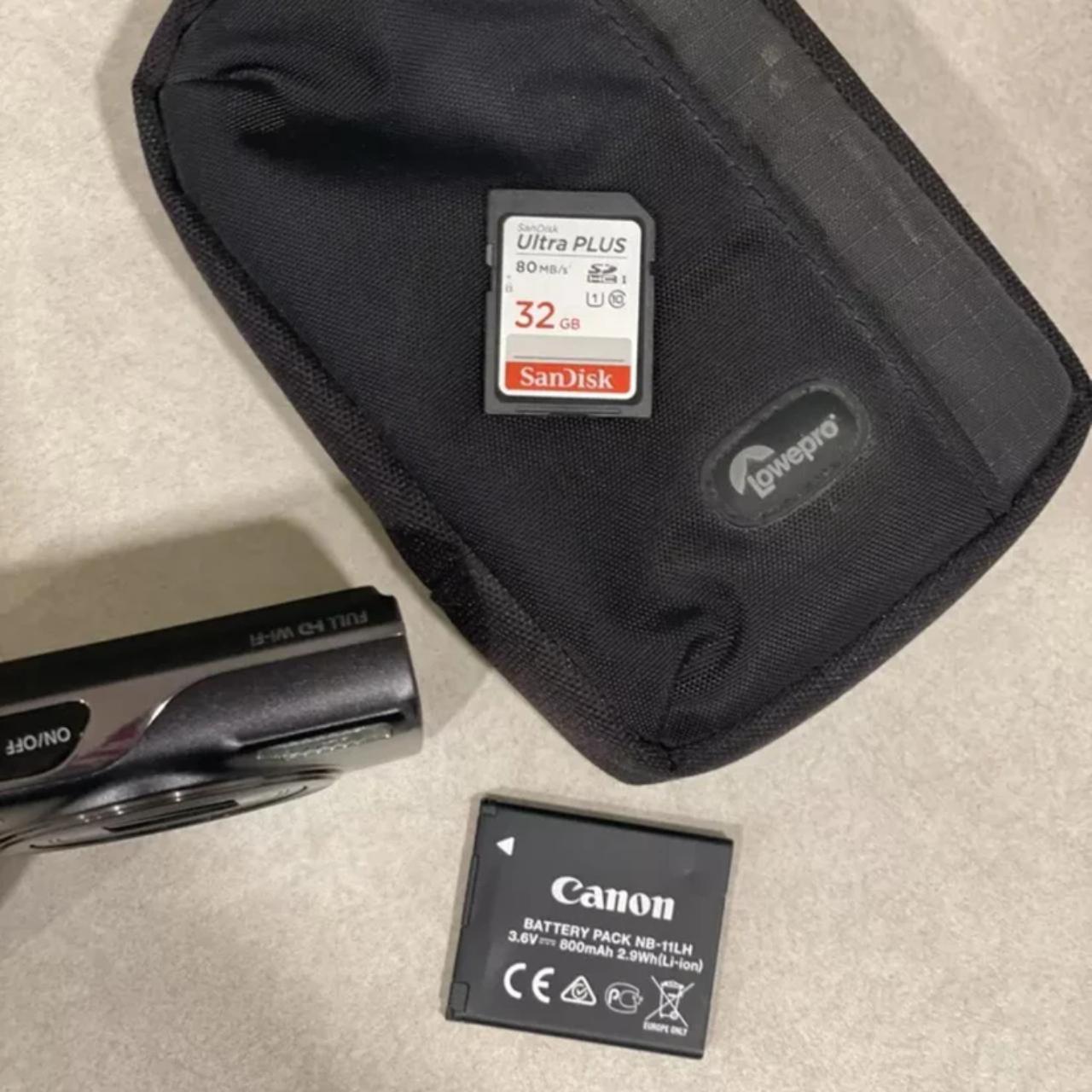 Elph 360 HS Digital Camera Black With Memory Card... - Depop