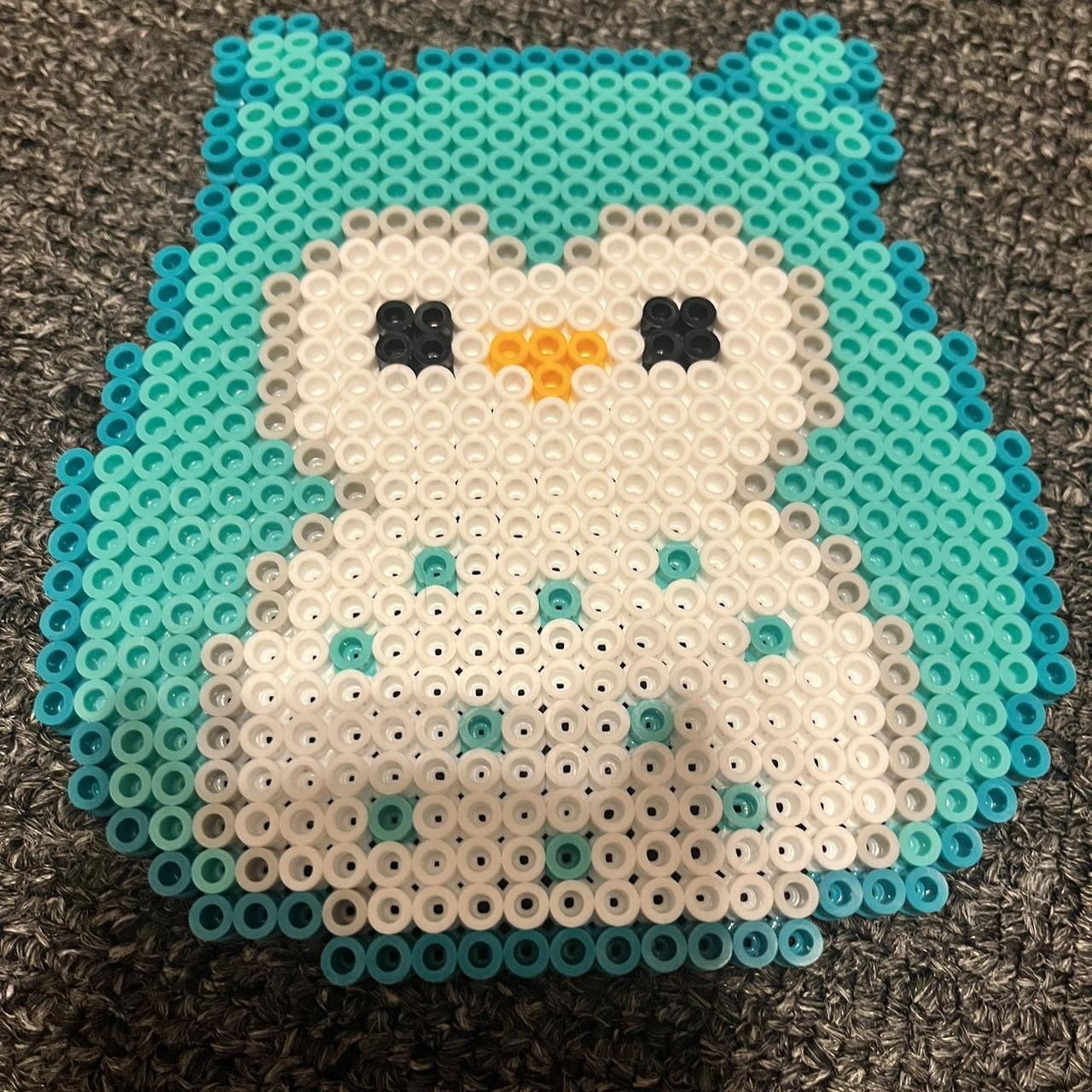 Squishmallow Winston the owl perler