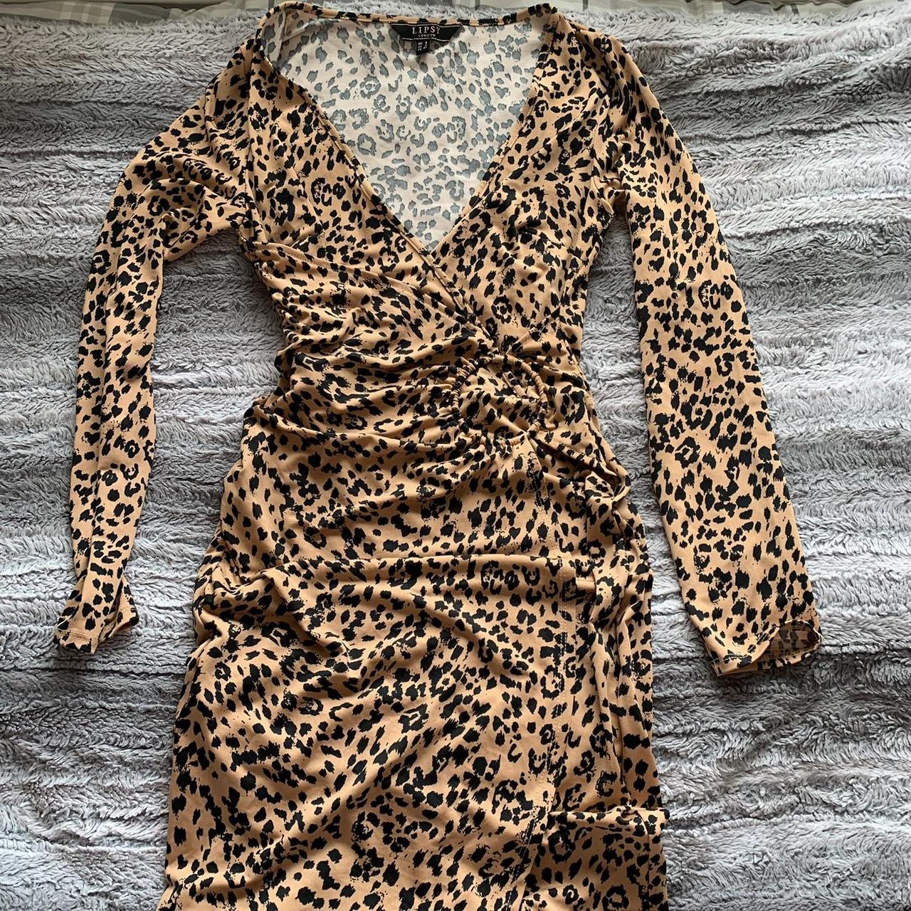 lipsy amy print dress