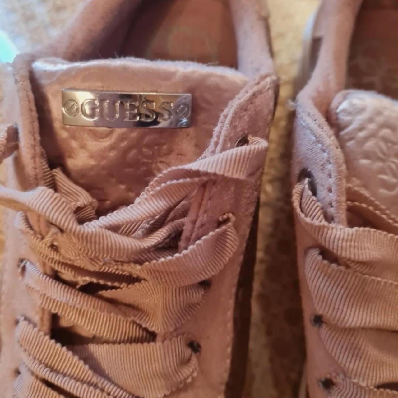 guess pink trainers