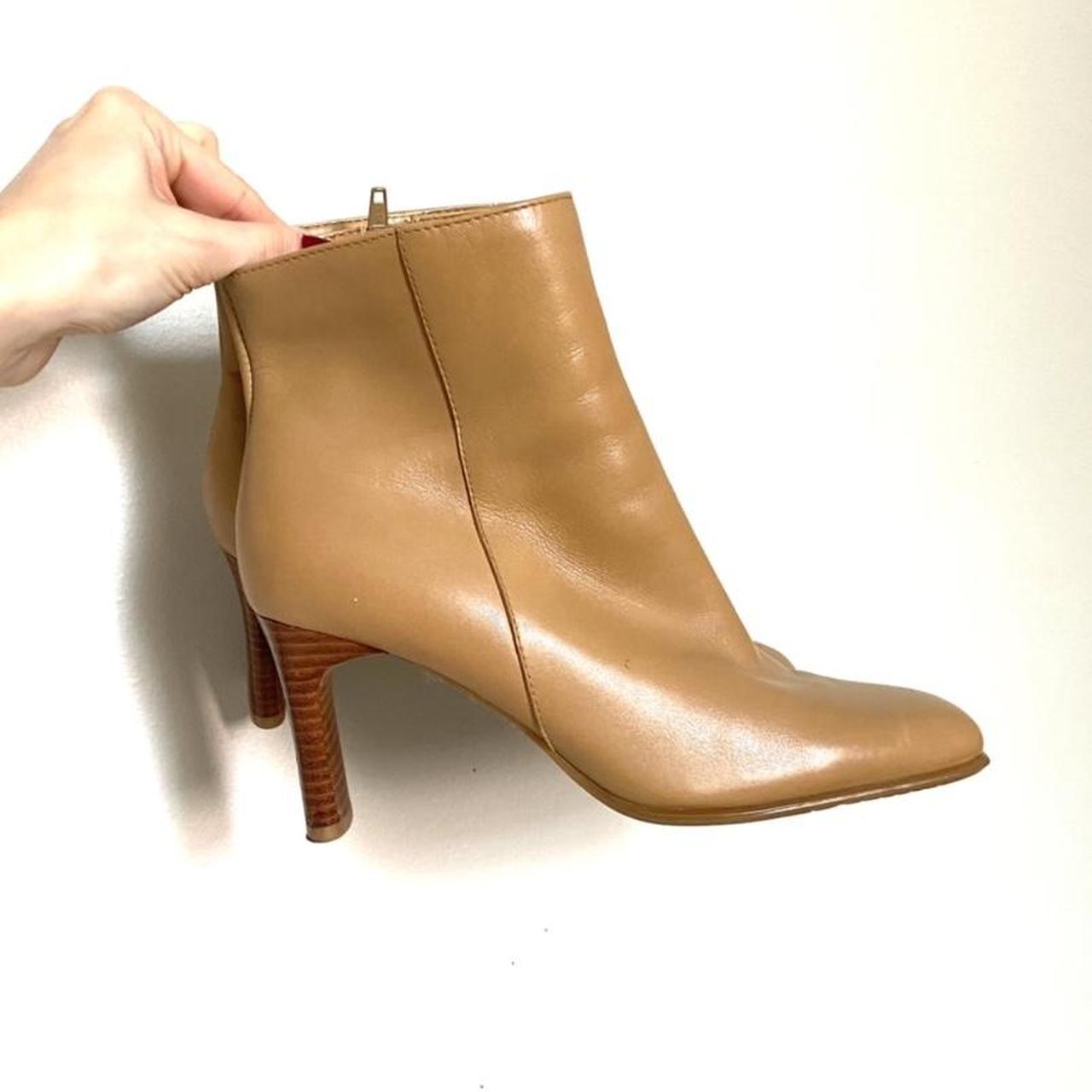 Women's Ankle Boots - Tan/Brown - US 7.5 – Super cute caramel colored healed booties Squared …