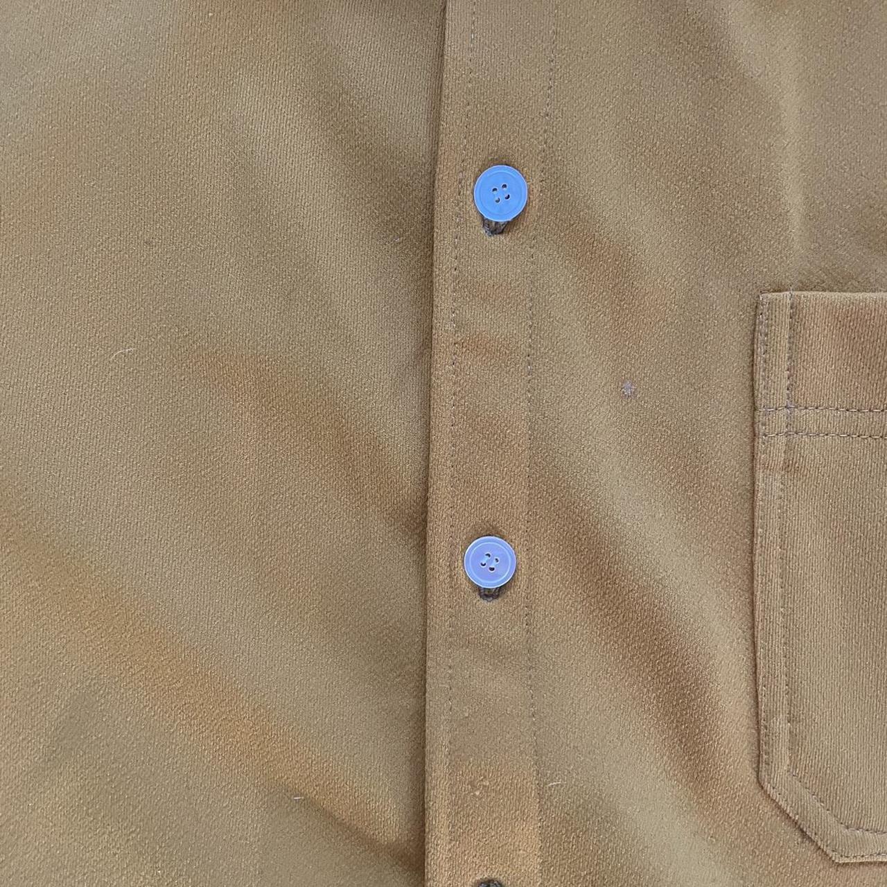 Mens vintage mustard yellow button up. Brand... Depop