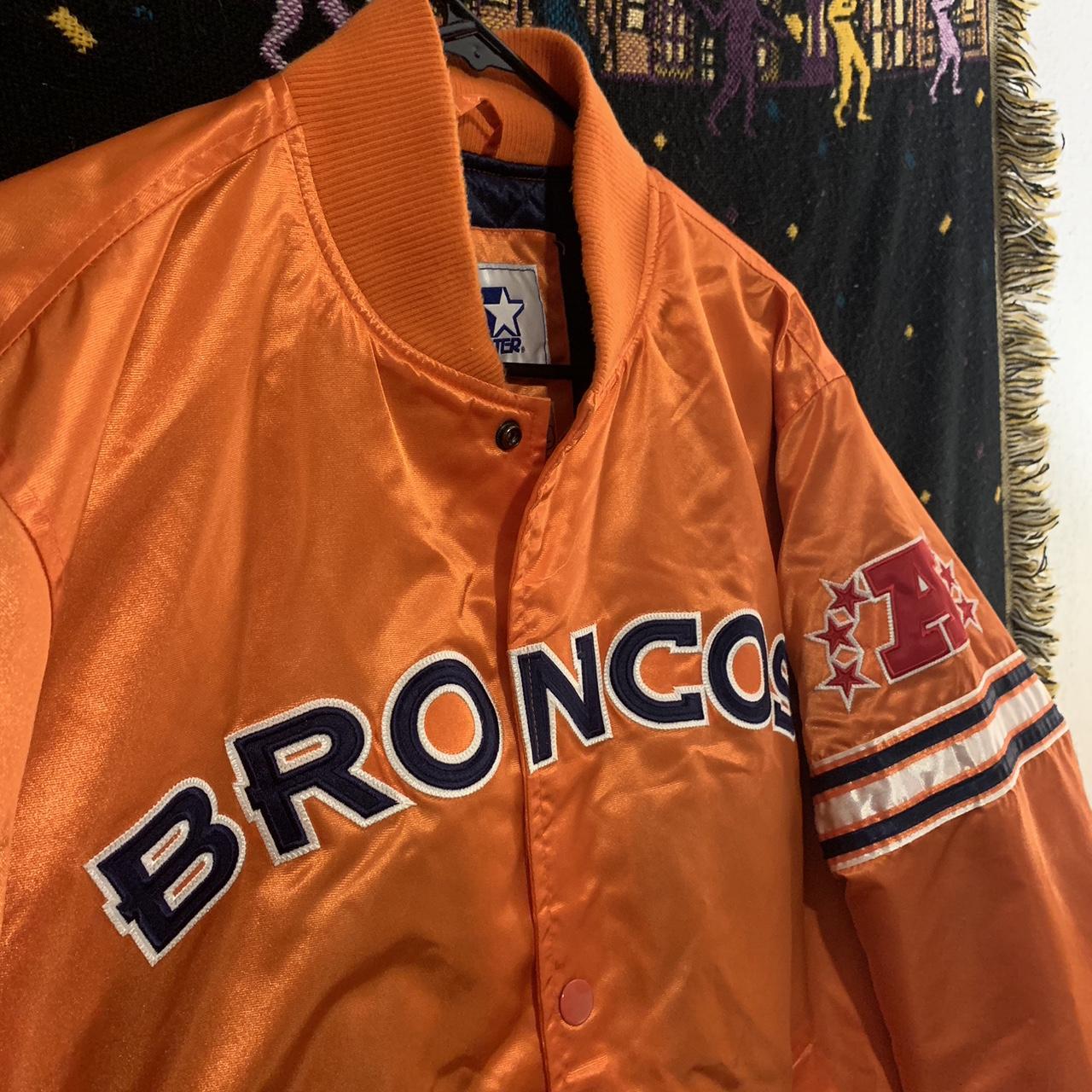 VINTAGE DENVER BRONCOS STARTER JACKET Super light, - Depop