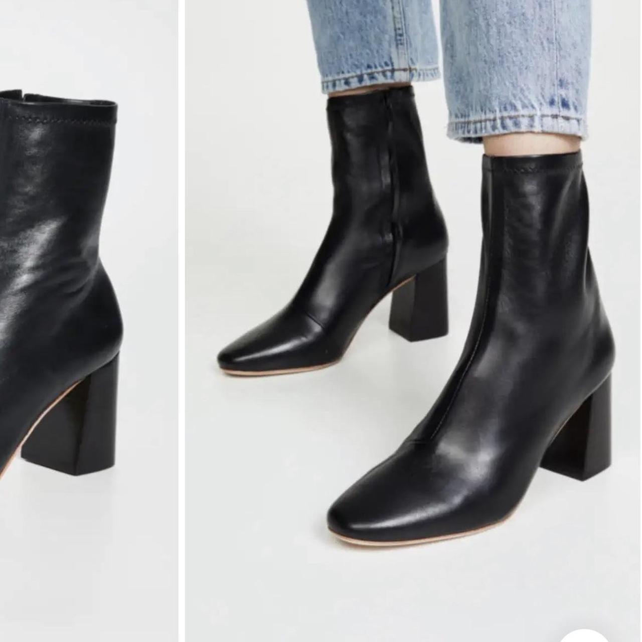 loeffler randall elise leather ankle boots