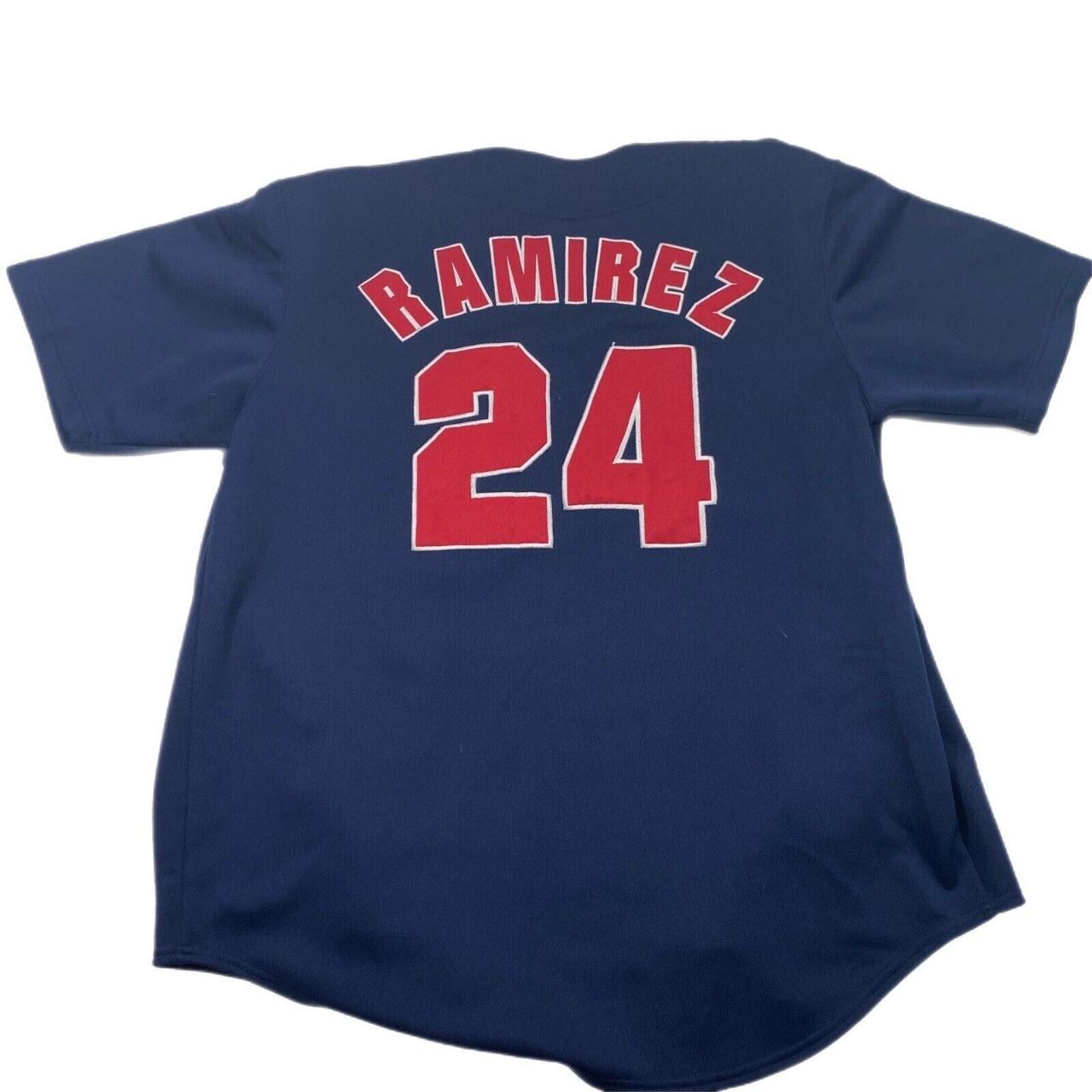 MLB Boston Red Sox Jersey #24 Ramirez True Fan Stitched Navy Blue