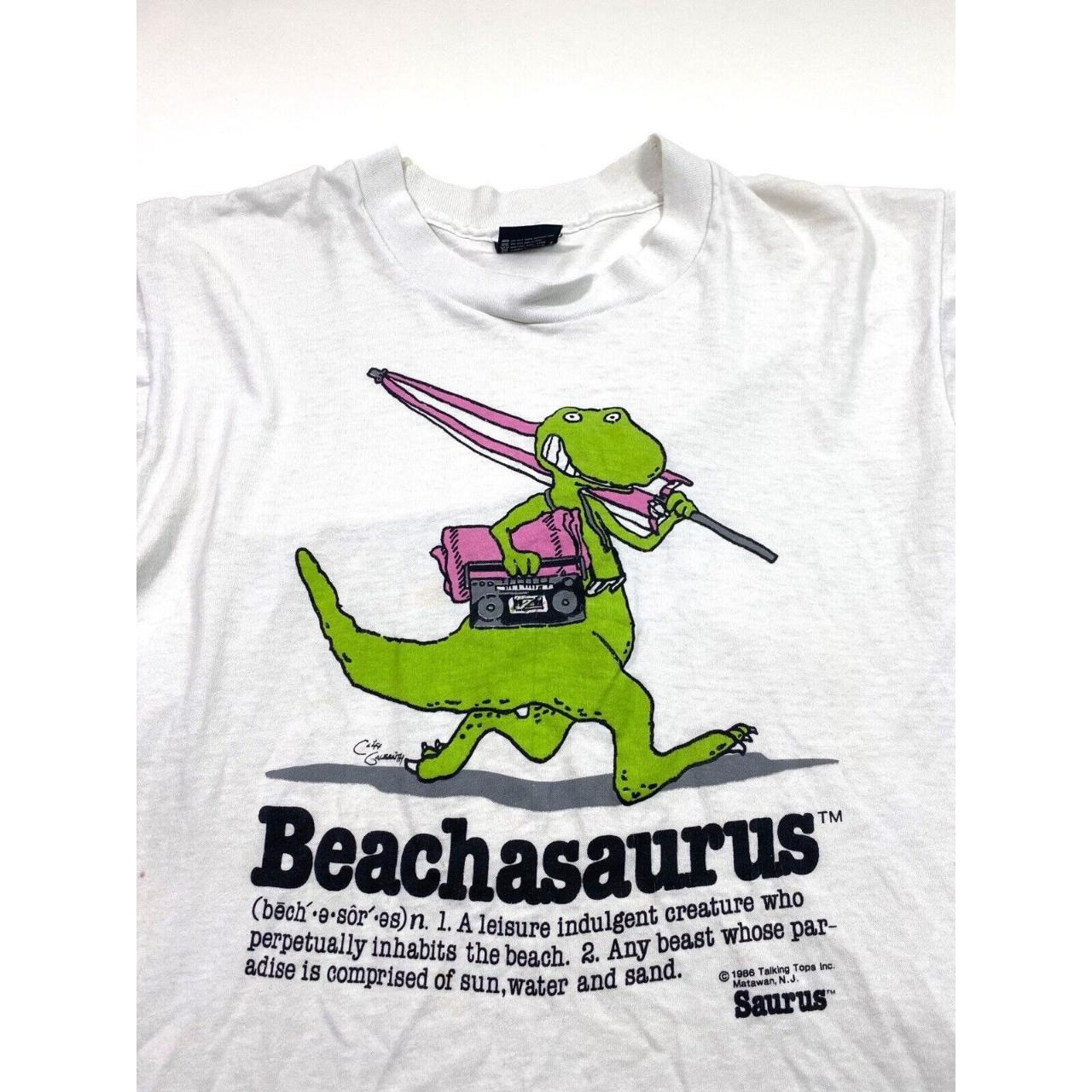 Vintage 1986 Screen Stars Best Beachasaurus White...