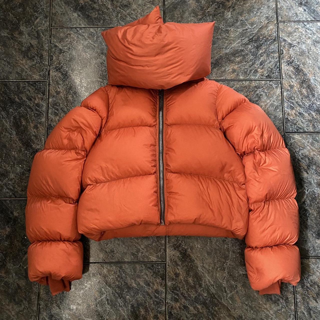 rick owens 22fw funnel neck jkt