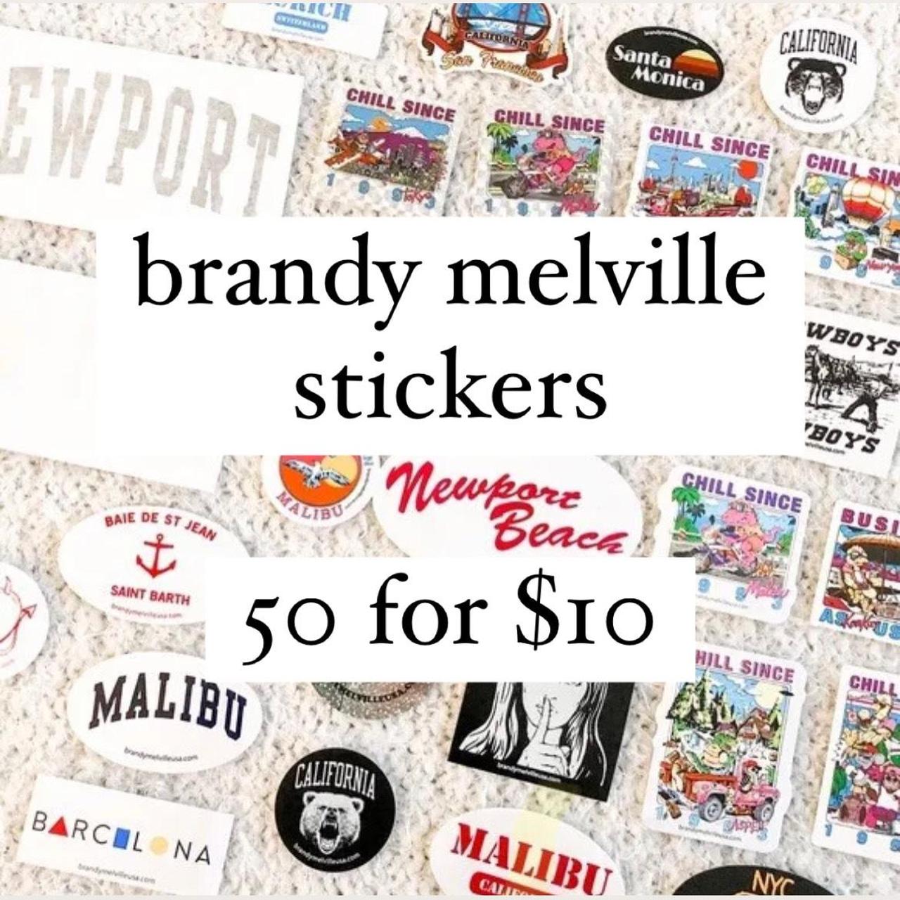 brandy melville sticker bundles 🖤🤎🩶🤍 ️ i have... - Depop