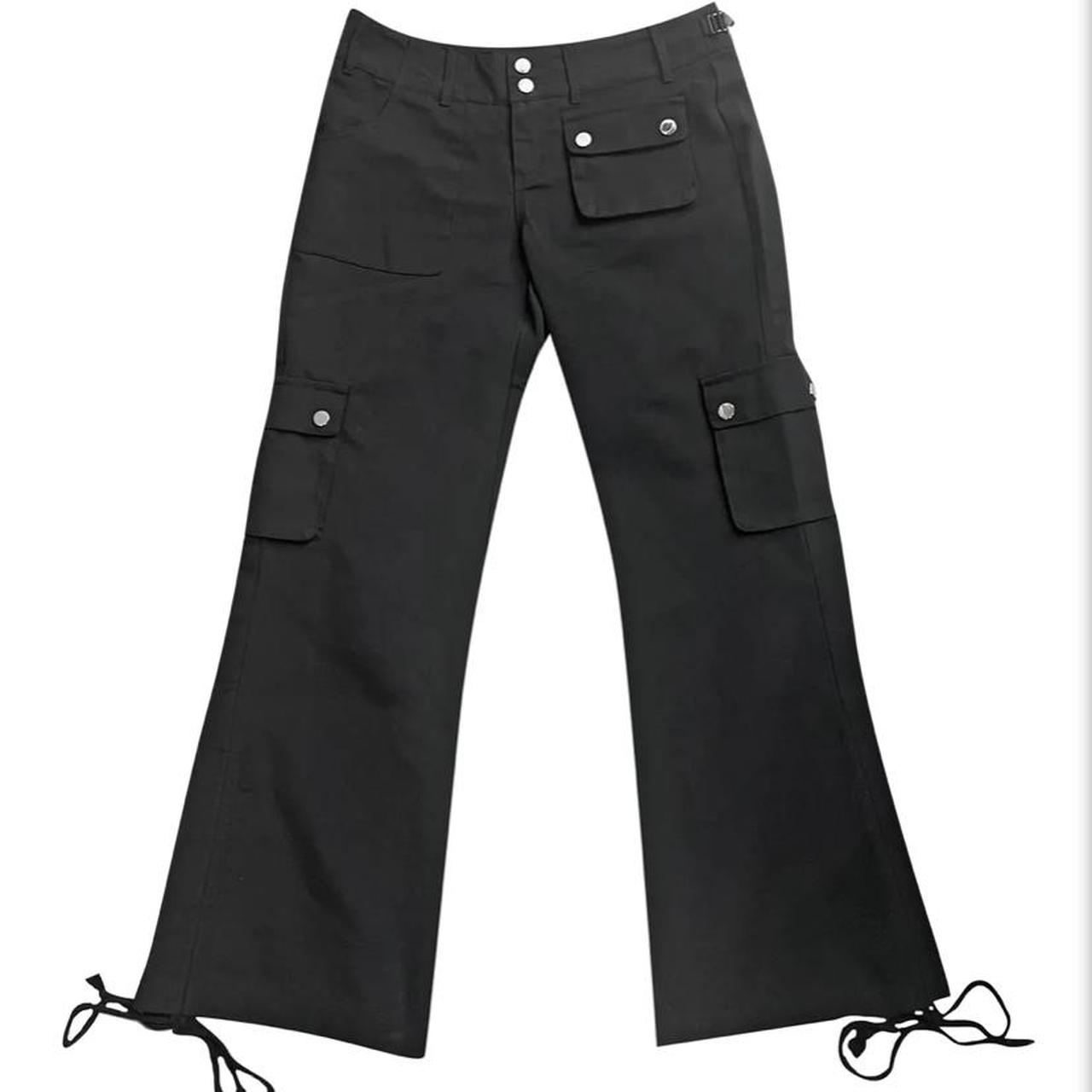 BLACK KIM CARGO PANTS‼️ Incredible black cargo pants... Depop