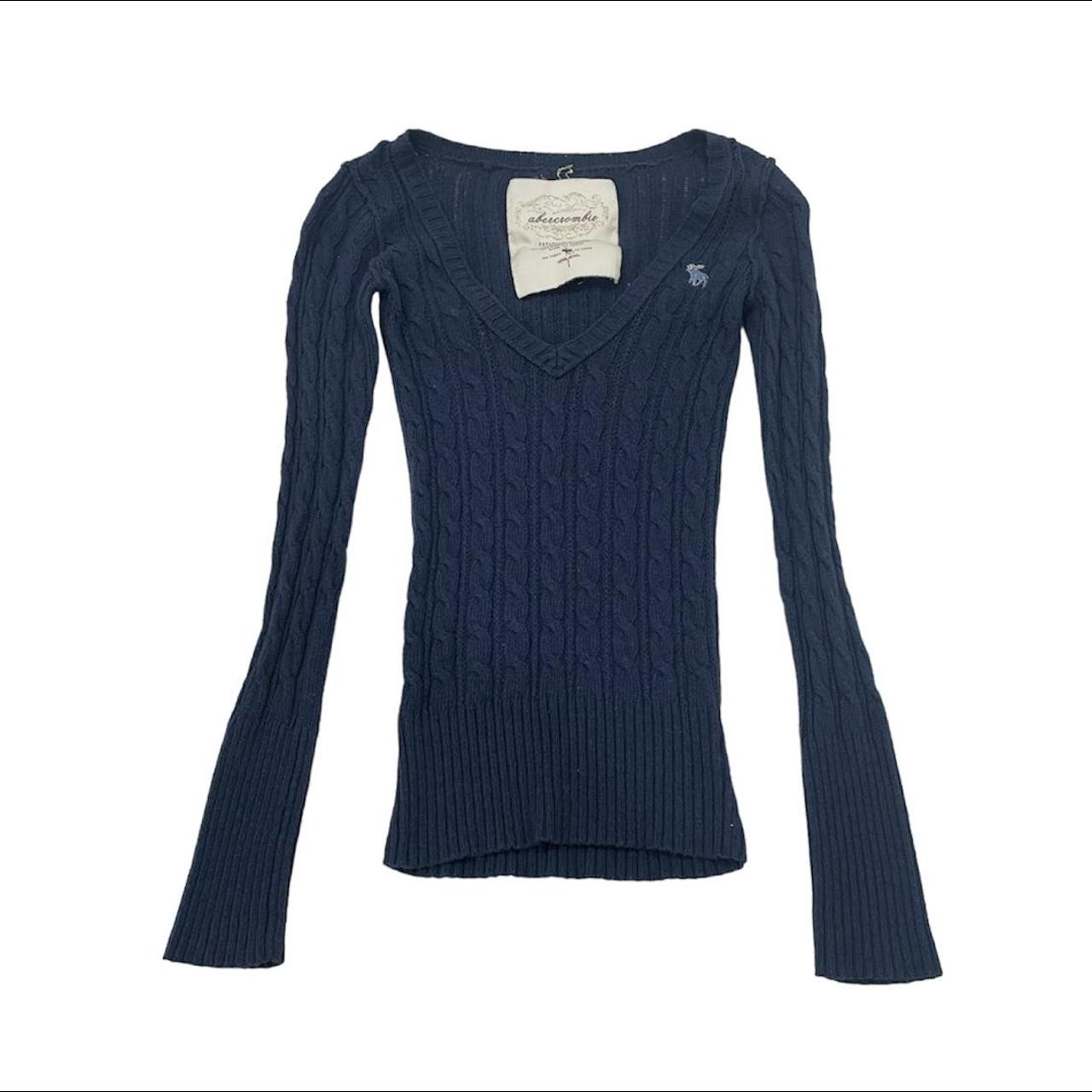 Abercrombie & Fitch Women's Blue And Navy Jumper 