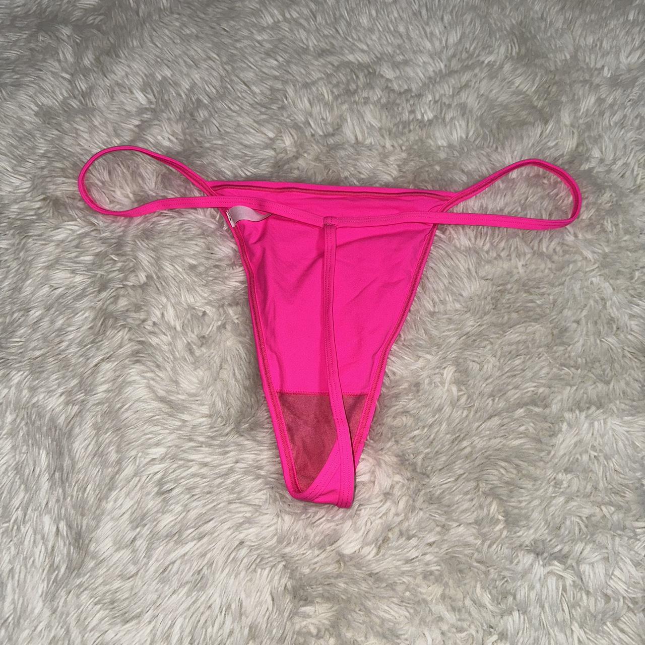 SKIMS Fits Everybody thong - Neon Pink