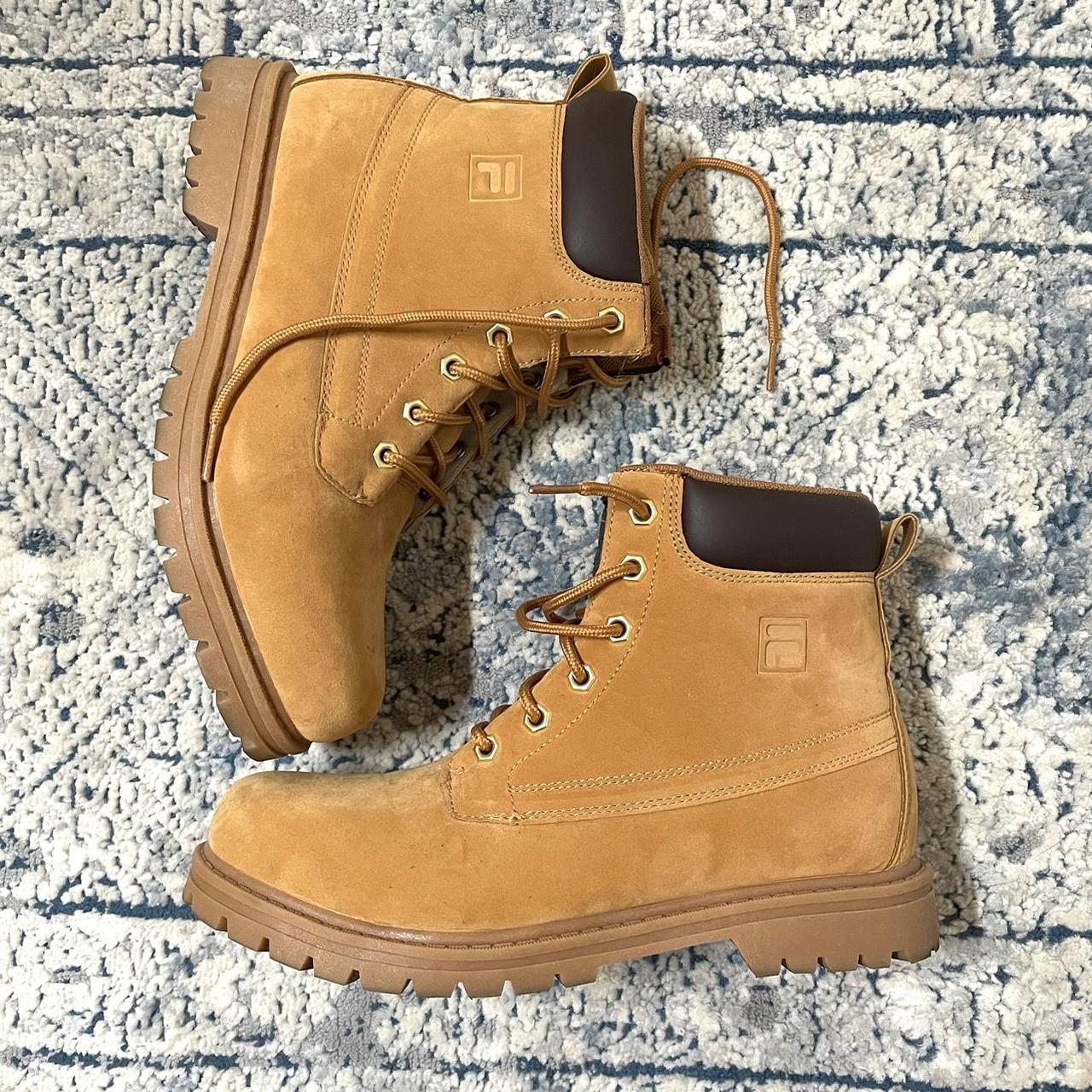 Tan Fila Boots Gently used minor flaws from normal