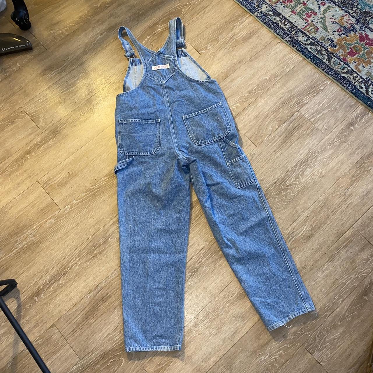 Old Navy Women's Blue Dungarees-overalls | Depop