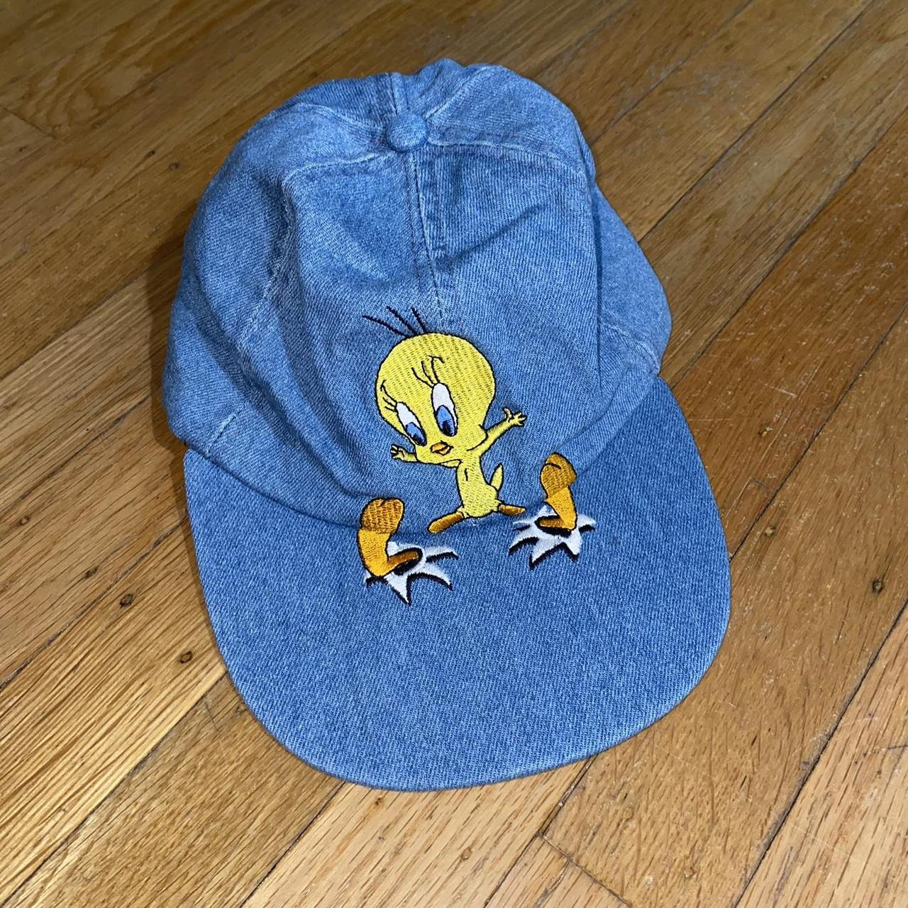 Vintage Looney Tunes Tweety Bird Hat - Depop