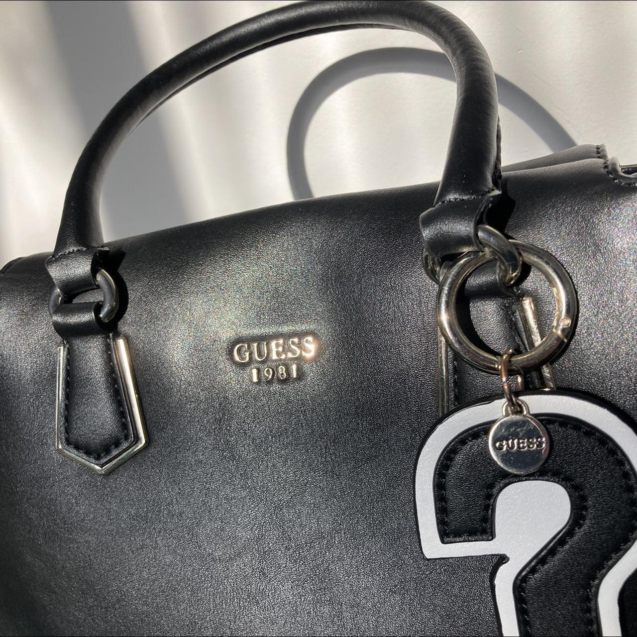 GUESS 1981 felix girlfriend satchel black bag