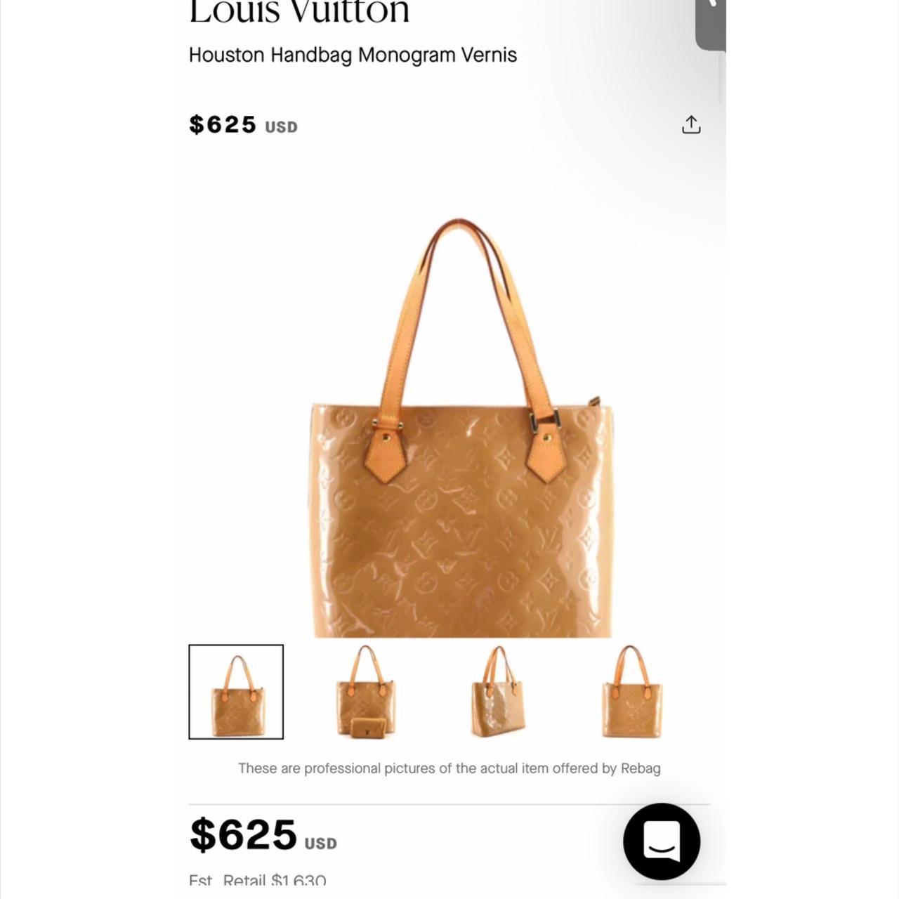 Authentic Louis Vuitton Monogram Vernis Houston Gris - Depop