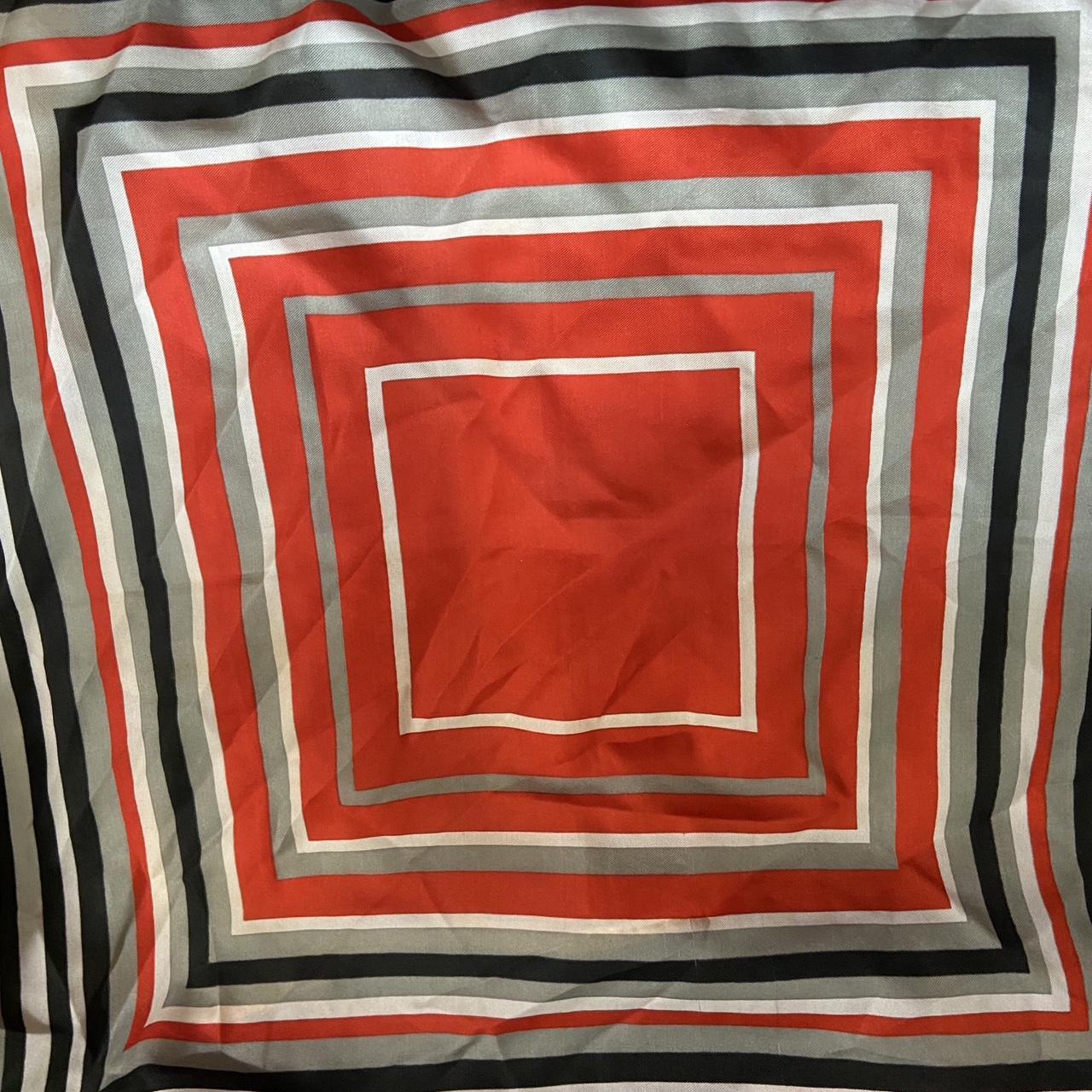 Vintage Jacques Piaget geometric scarf 26 x 26 Depop