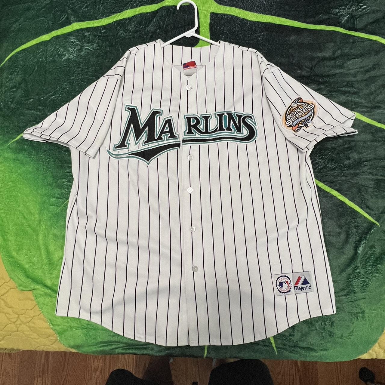 Ivan Rodriguez Marlins World Series jersey. Size XL. - Depop