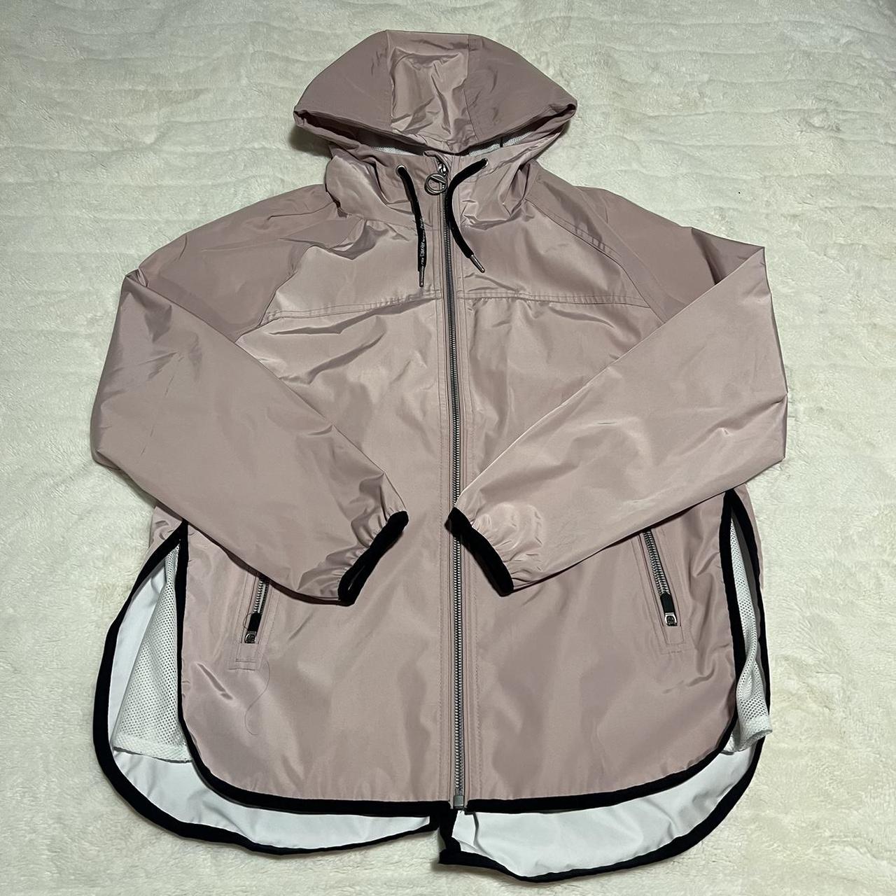 Calvin Klein Light Pink Raincoat In like new. Depop