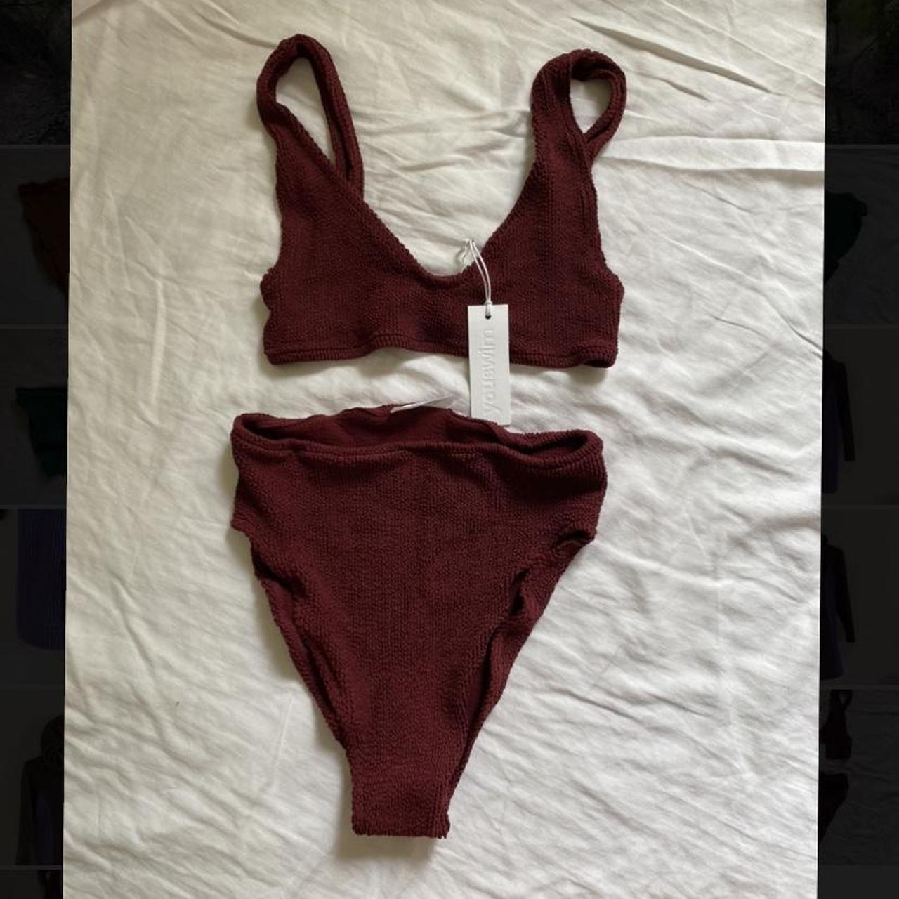 YOUSWIM Eva High Waist TwoPiece in Stretches... Depop