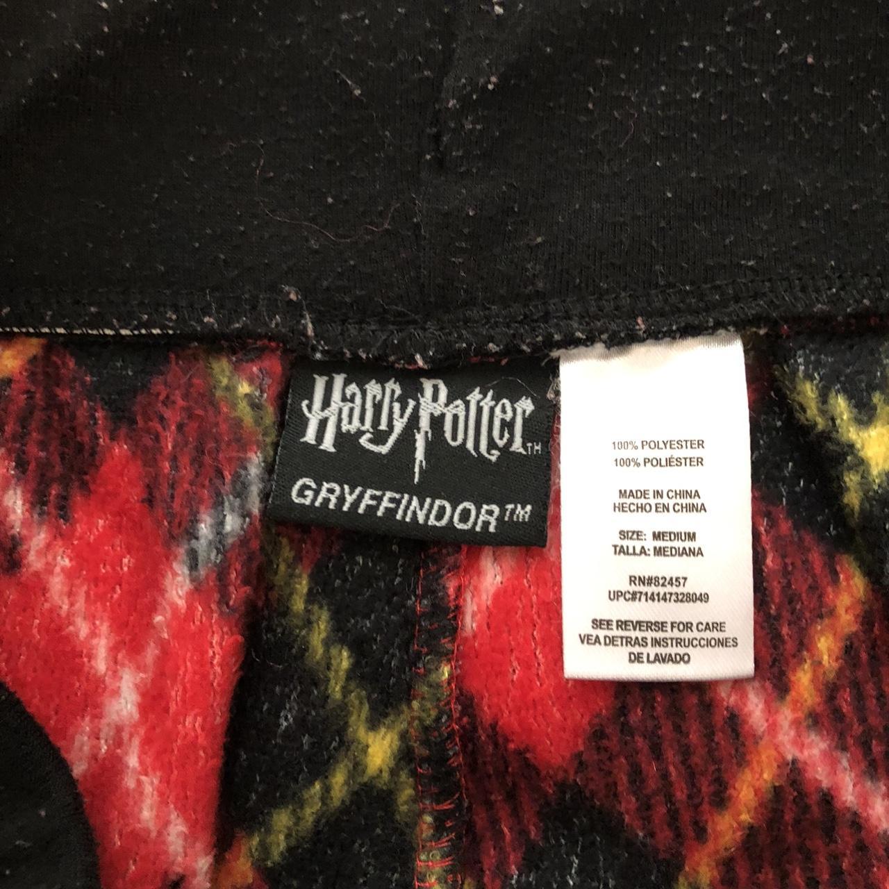 Gryffindor Harry Potter fleece pajamas... - Depop