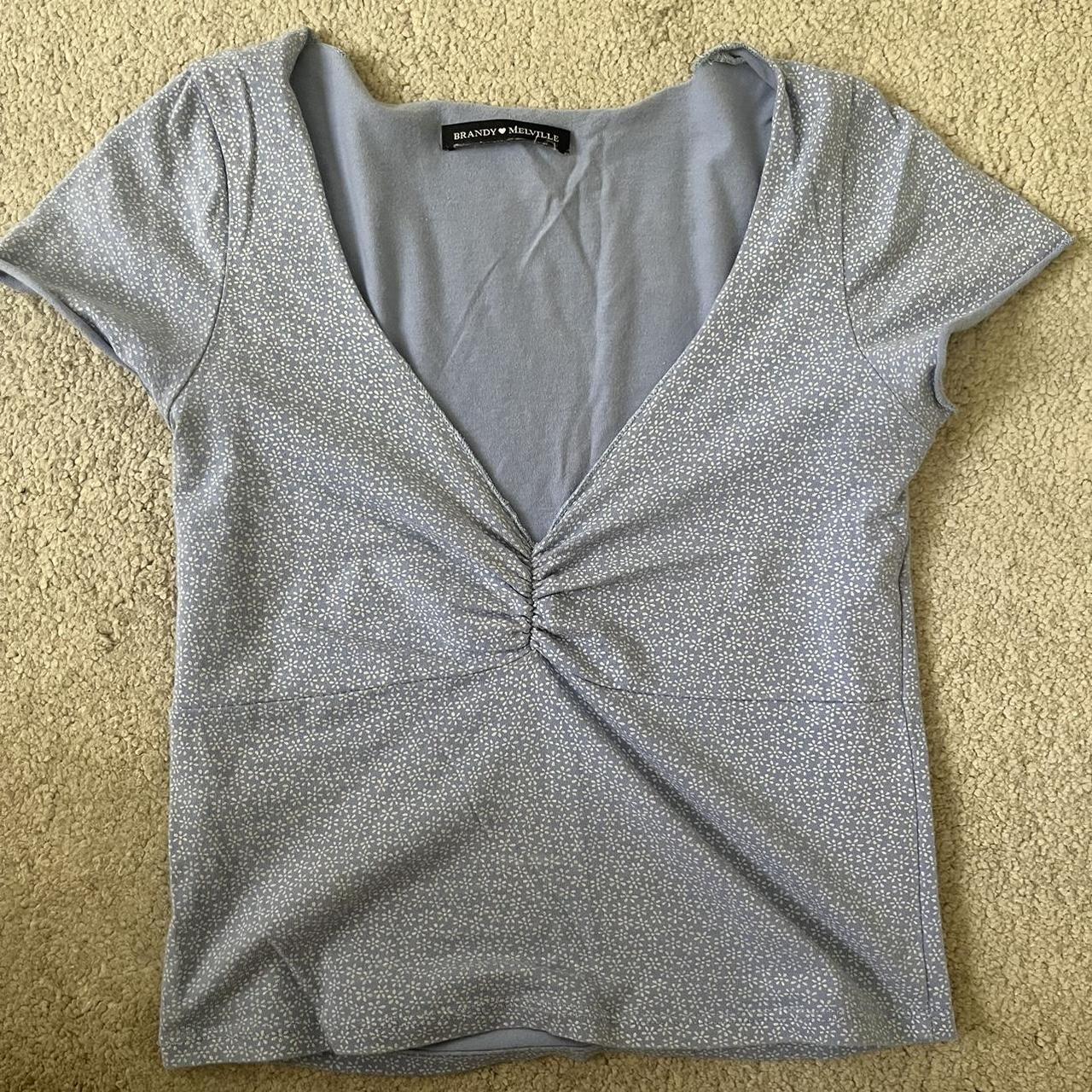 brandy melville blue gina top seen on 10/12 great... Depop