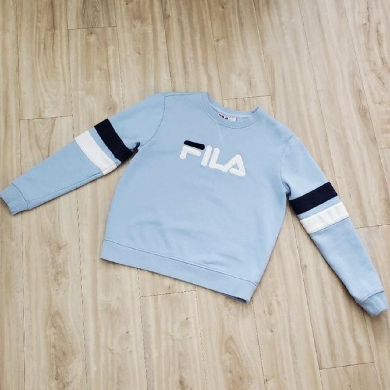 Fila light blue sweatshirt best sale