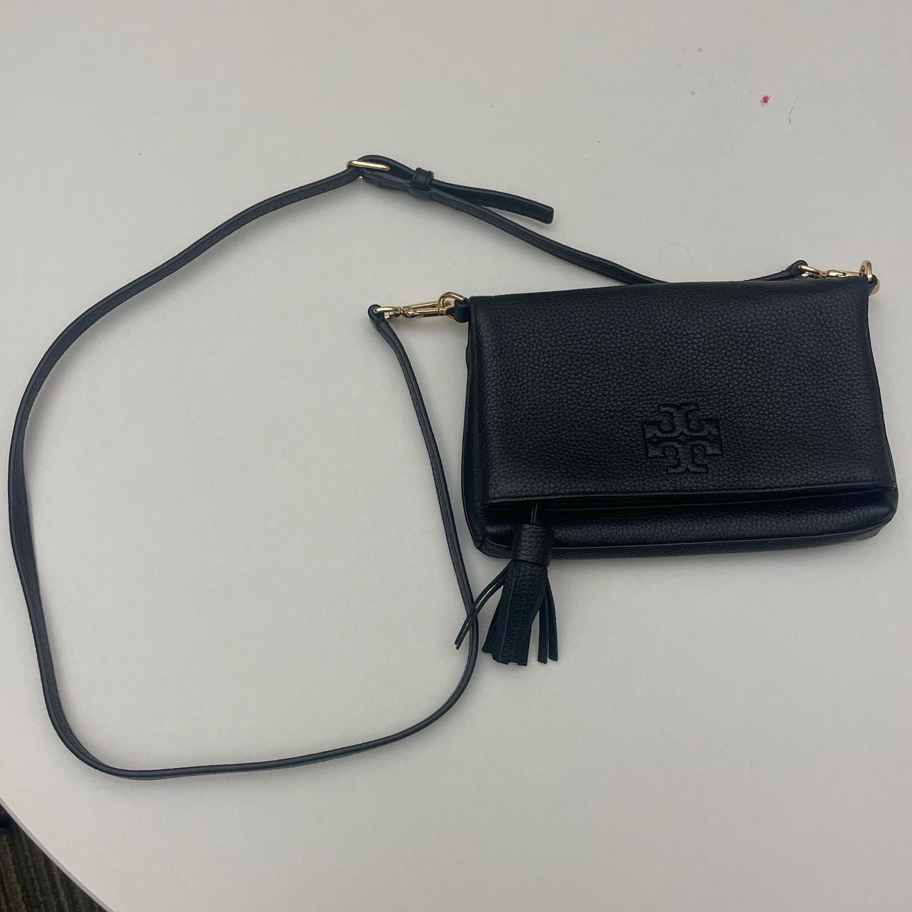 Tory Burch shops black handbag Barely used