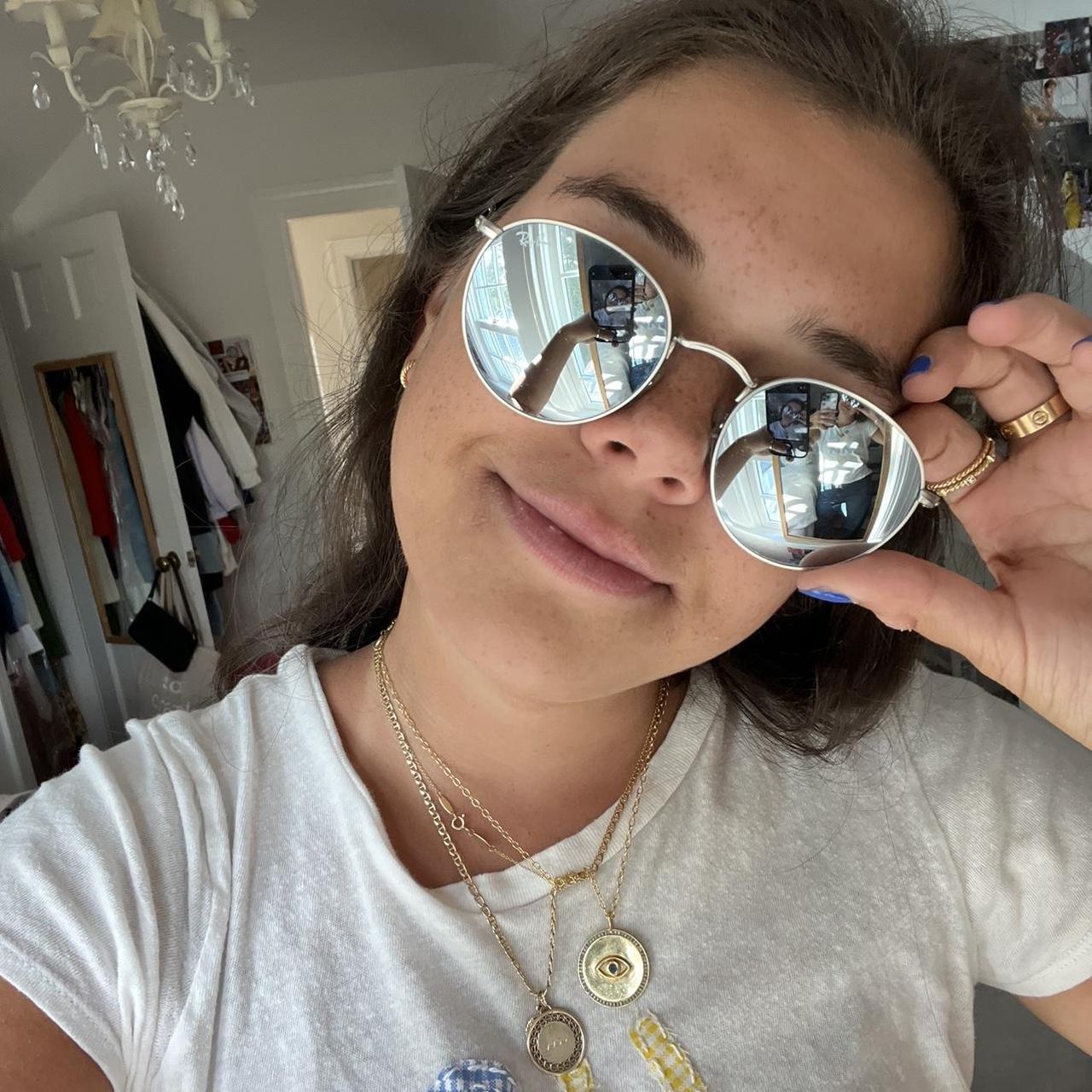 Rayban Sunglasses Ray Ban Round Silver Flash Original Authentic