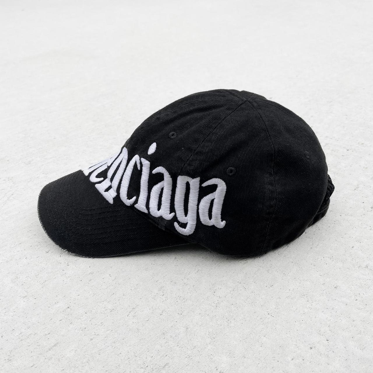 BALENCIAGA diagonal logo cap 刺繍 キャップ 黒 Diagonal Cap BALENCIAGA | Blondie Shop