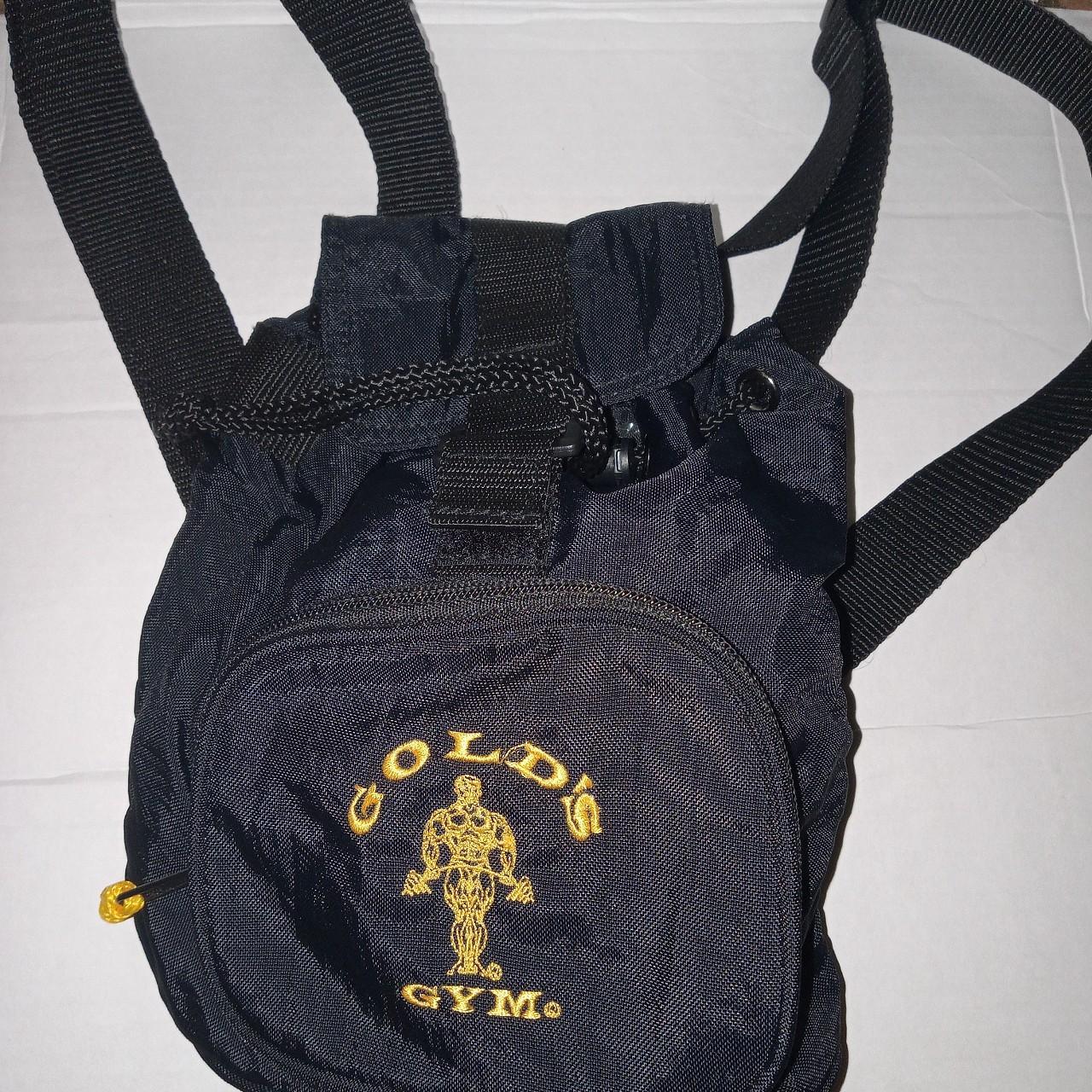 Mini Y2k Gold's Gym backpack made exclusively for... Depop