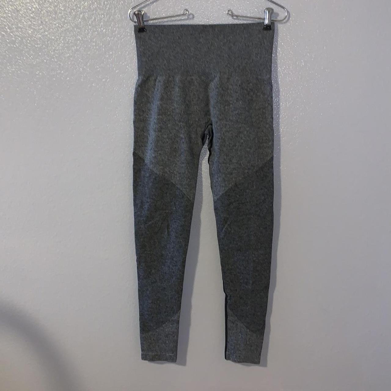 Senita Athletics grey nylon comfy stretchy full... - Depop